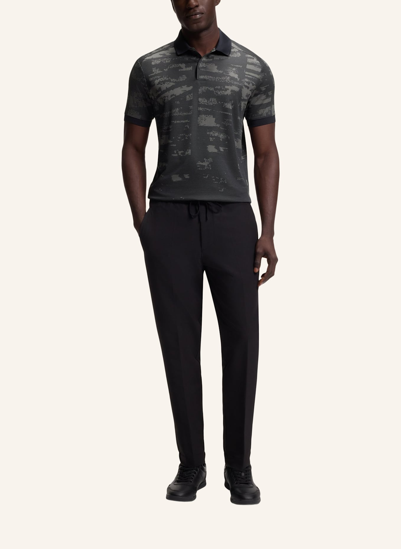 BOSS Poloshirt PL_ACTIVE REPEAT Slim Fit: SCHWARZ