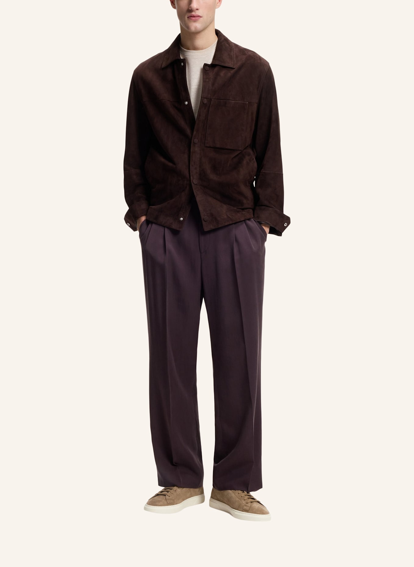 BOSS Sneaker KIERAN_TENN_WCSD: BEIGE