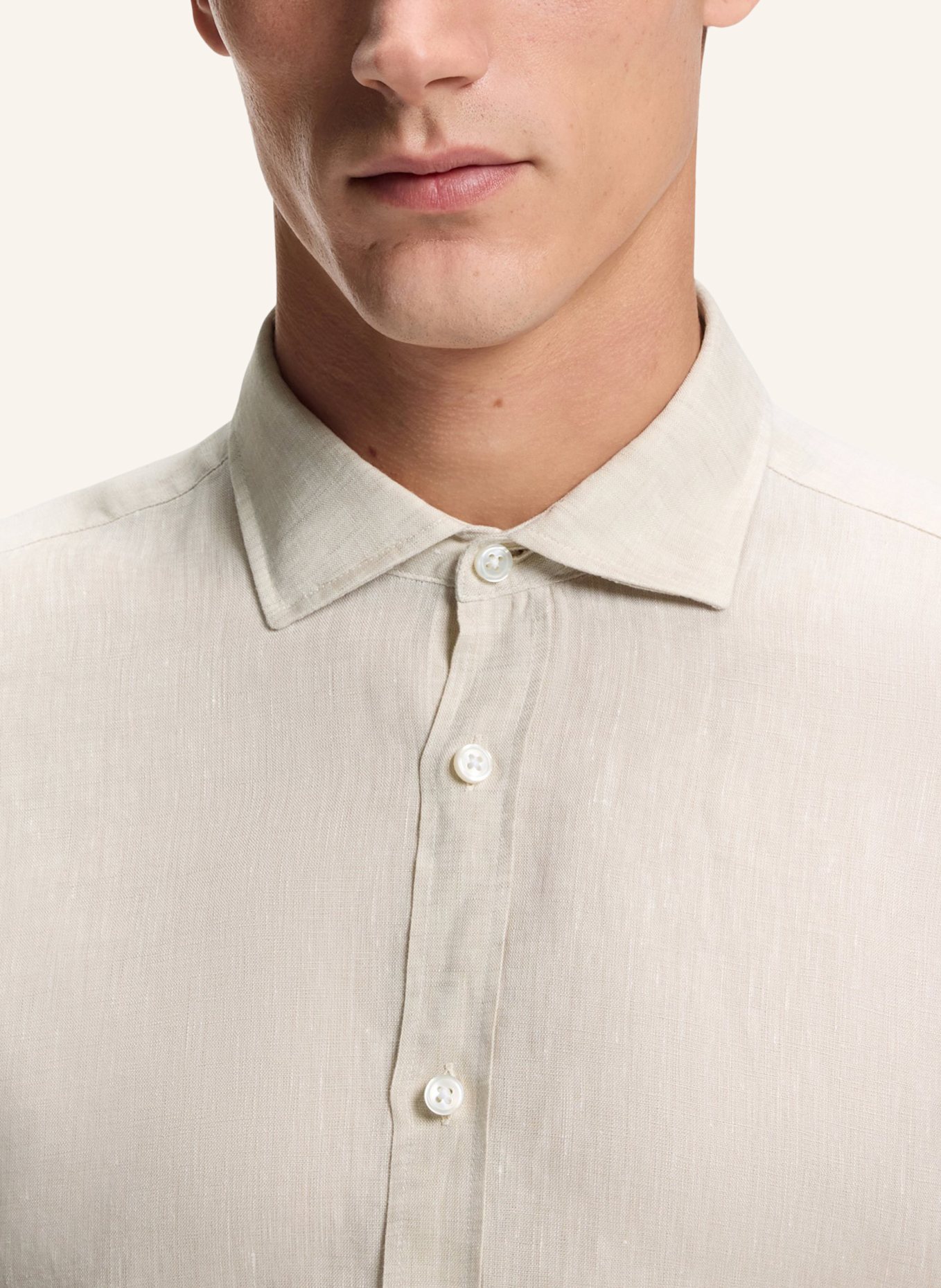 BOSS Casual Hemd C-LIAM-SP-262 Regular Fit: BEIGE