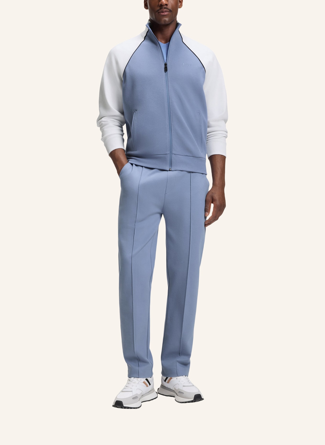 BOSS Sweatshirt SW_JOIN SKAZ Regular Fit: HELLBLAU