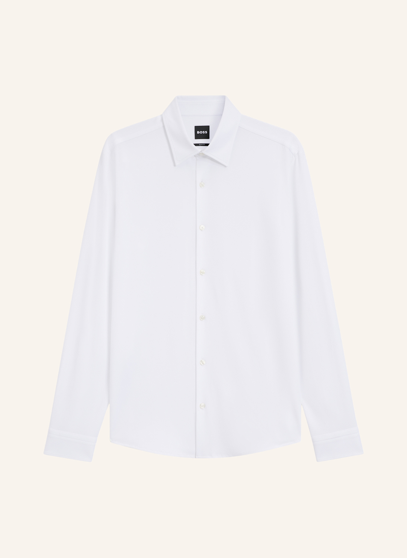 BOSS Casual Hemd P-ROAN-K-F-261 Slim Fit: WEISS