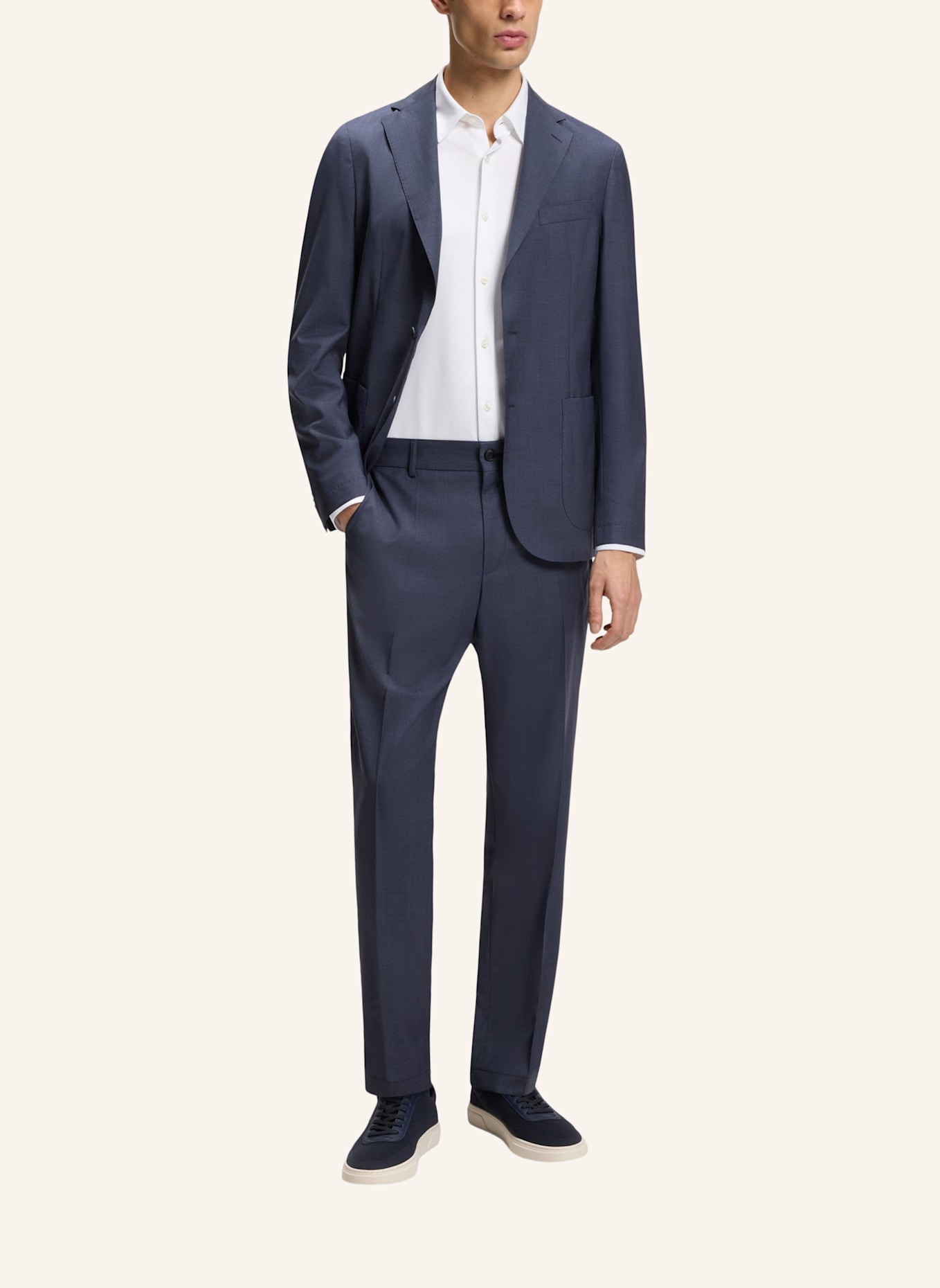 BOSS Casual Hemd P-ROAN-K-F-261 Slim Fit: WEISS