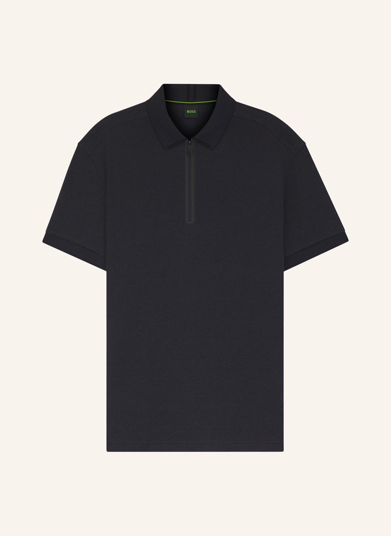 BOSS Poloshirt PL_TERRACE ZIP Regular Fit: DUNKELBLAU