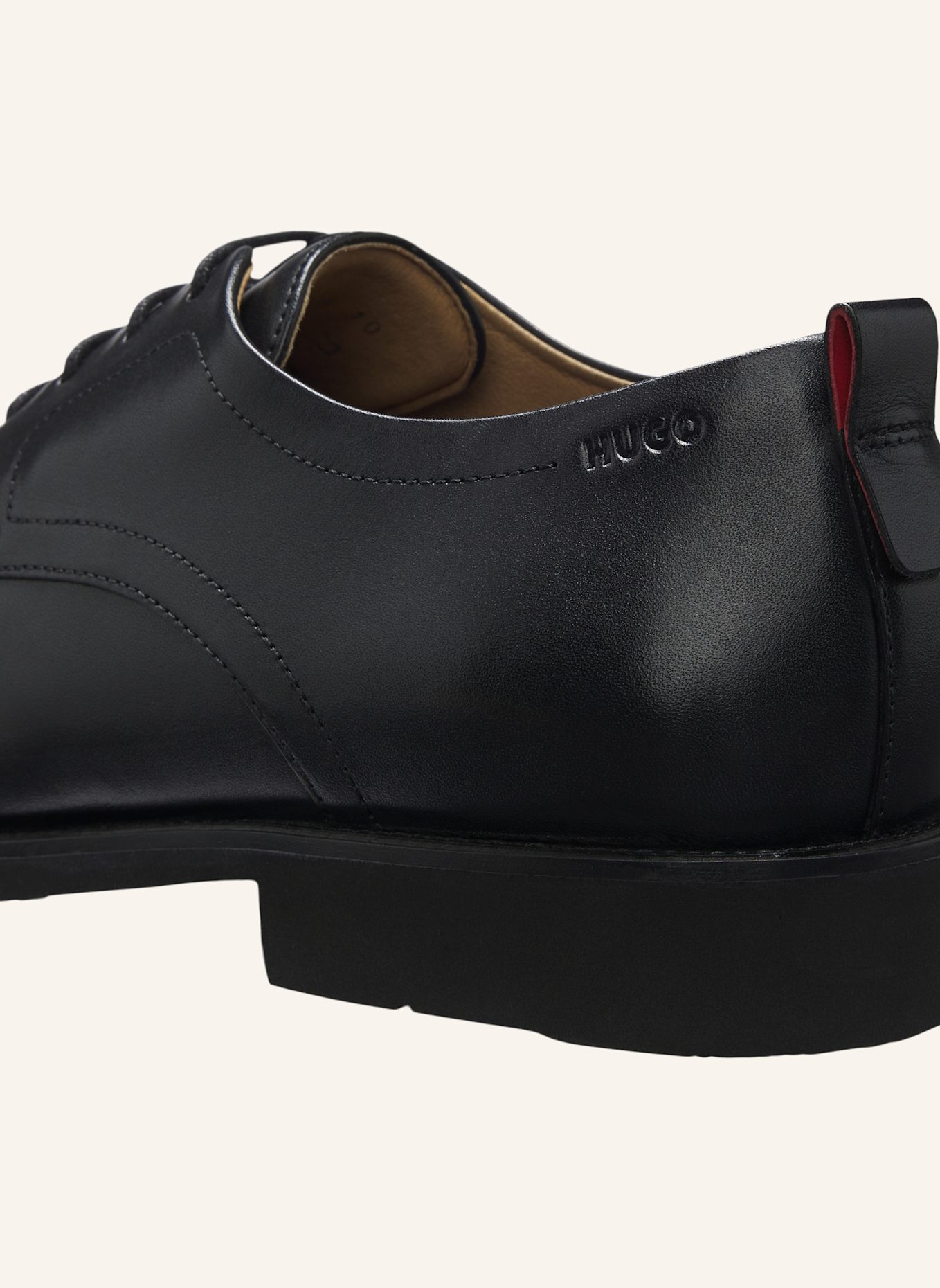 HUGO Business-Schnürschuh GINSBY_DERB_PLLT: SCHWARZ