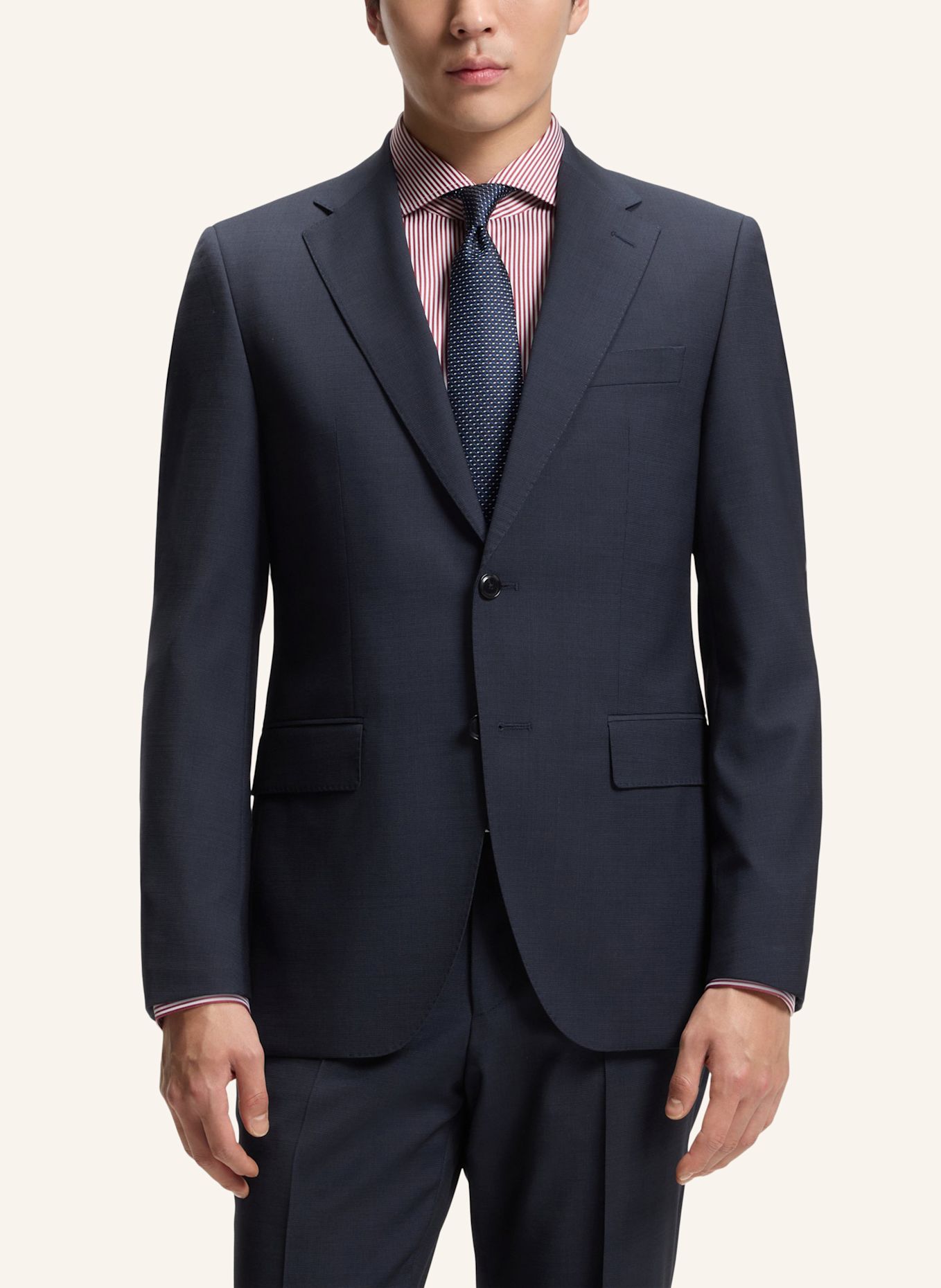BOSS Anzug H-JECKSON-2PCS-263 Regular Fit: DUNKELBLAU
