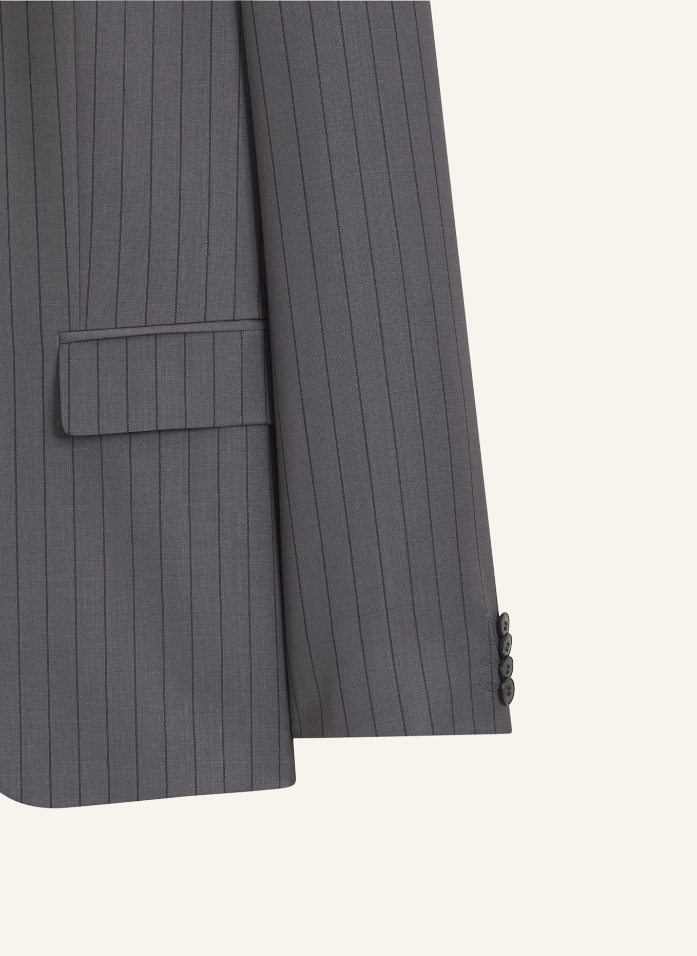 HUGO Business Anzug HENRY-GATUR263X Slim Fit: DUNKELGRAU