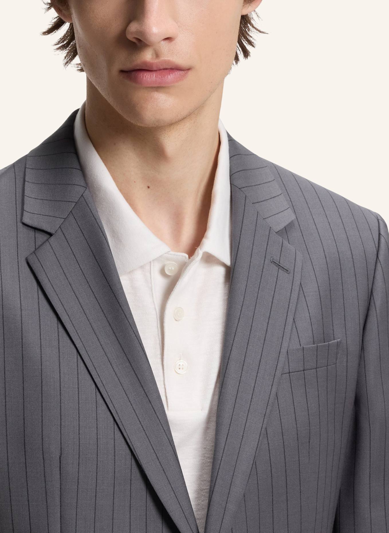 HUGO Business Anzug HENRY-GATUR263X Slim Fit: DUNKELGRAU