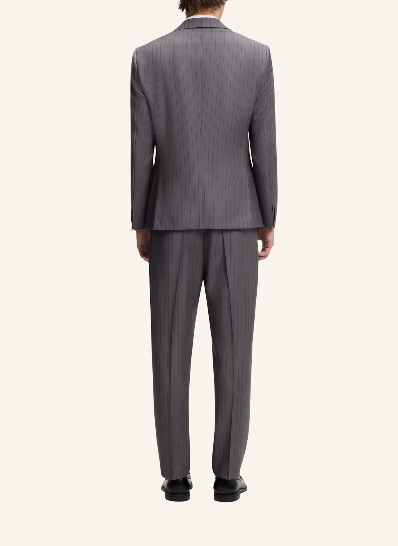 HUGO Anzug HENRY-GATUR263X Slim Fit: DUNKELGRAU