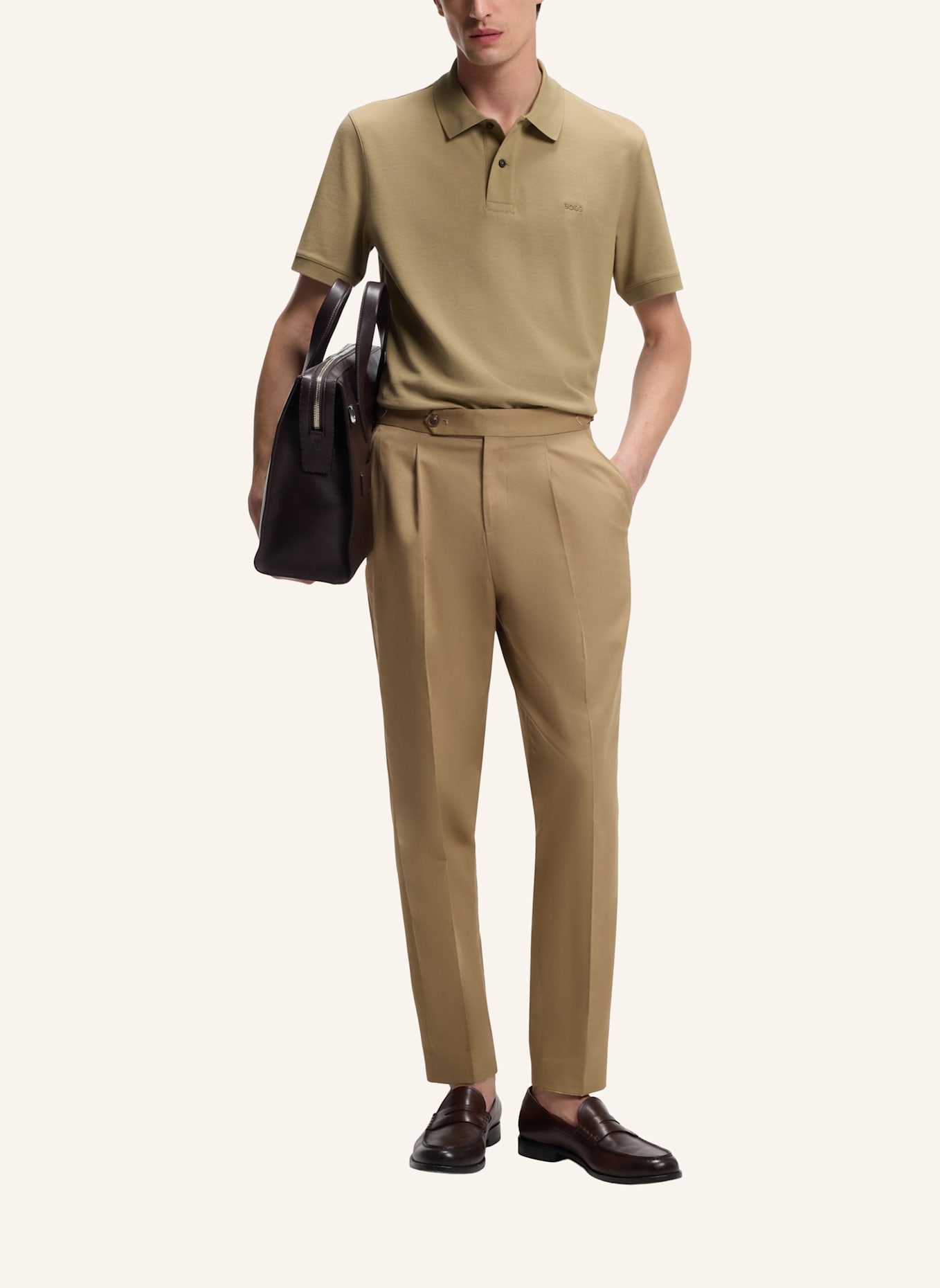 BOSS Poloshirt PALLAS Regular Fit: KHAKI