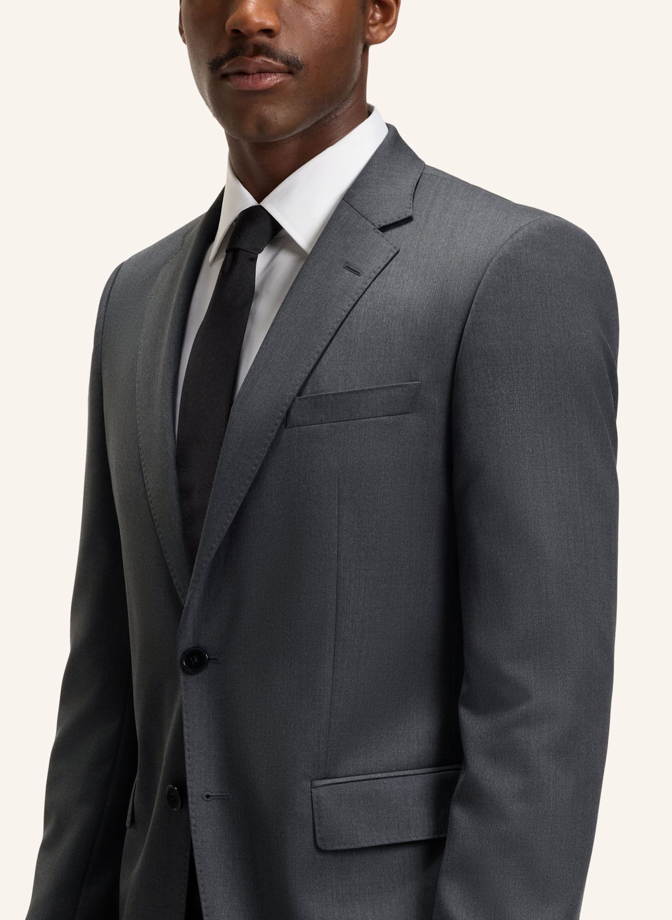 BOSS Anzugsakko HUGE Slim Fit: DUNKELGRAU