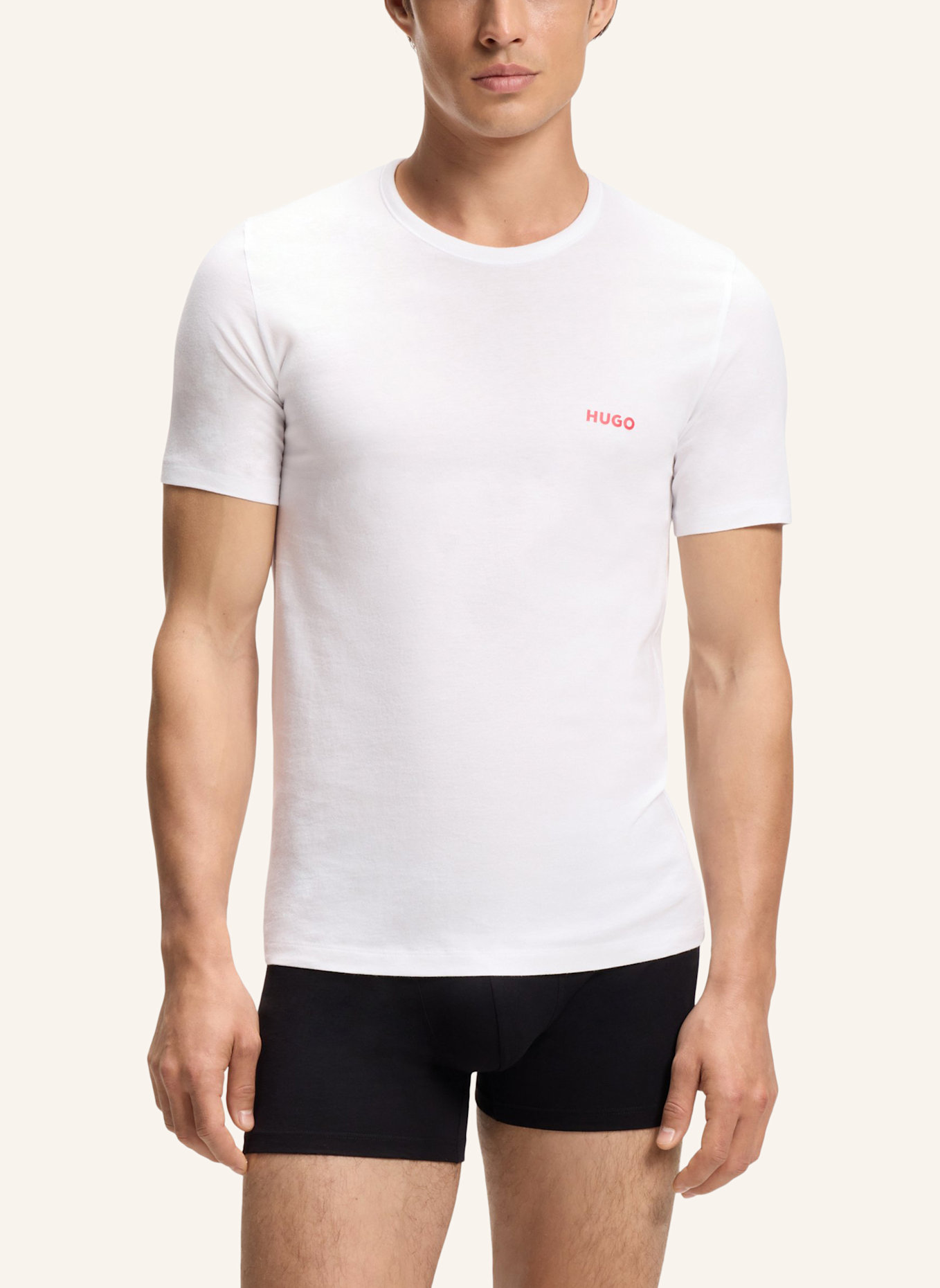 HUGO Unterwäsche Top T-SHIRT RN TRIPLET P Regular Fit: WEISS