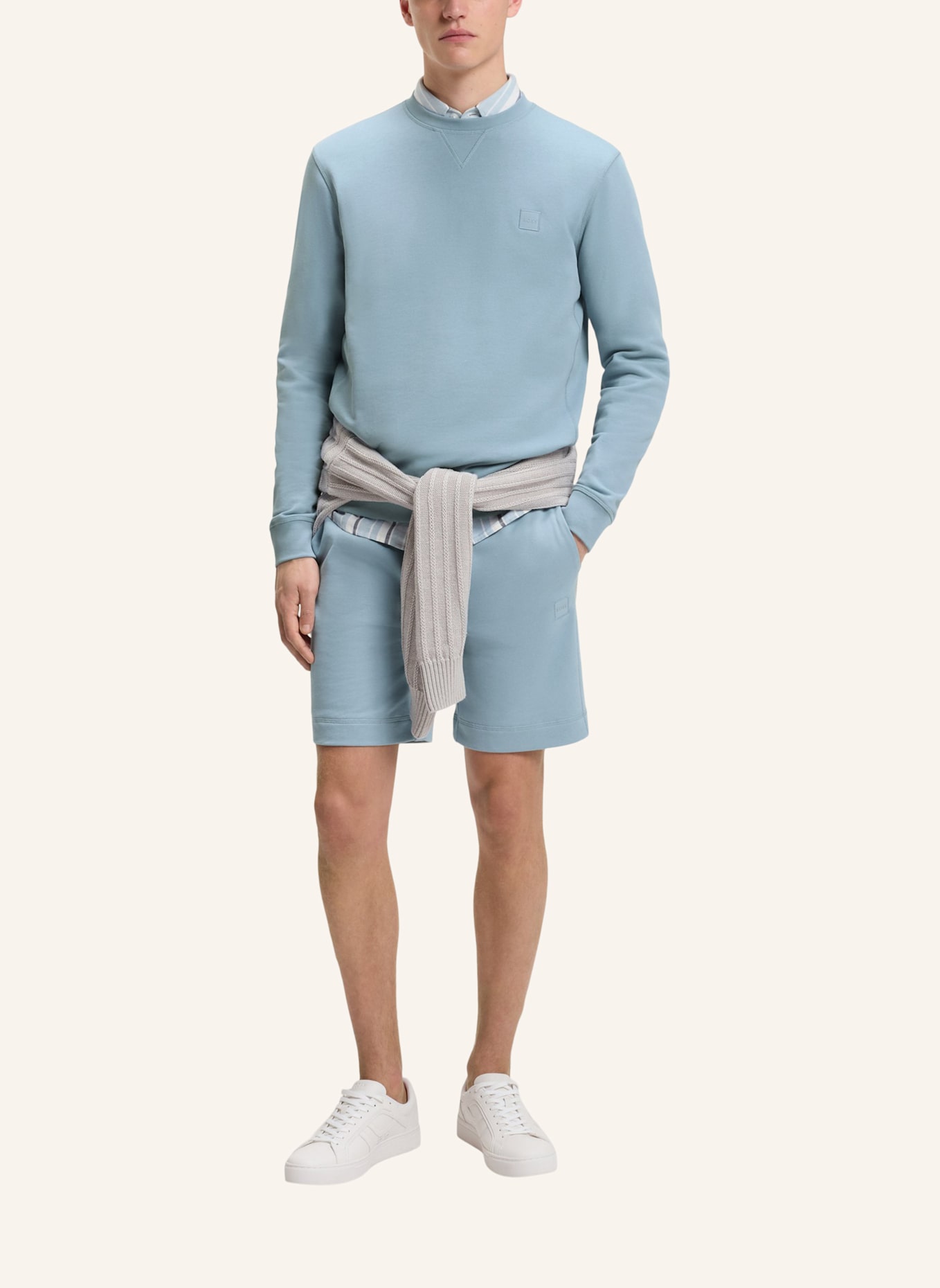 BOSS Casual Hose SEWALK Regular Fit: HELLBLAU