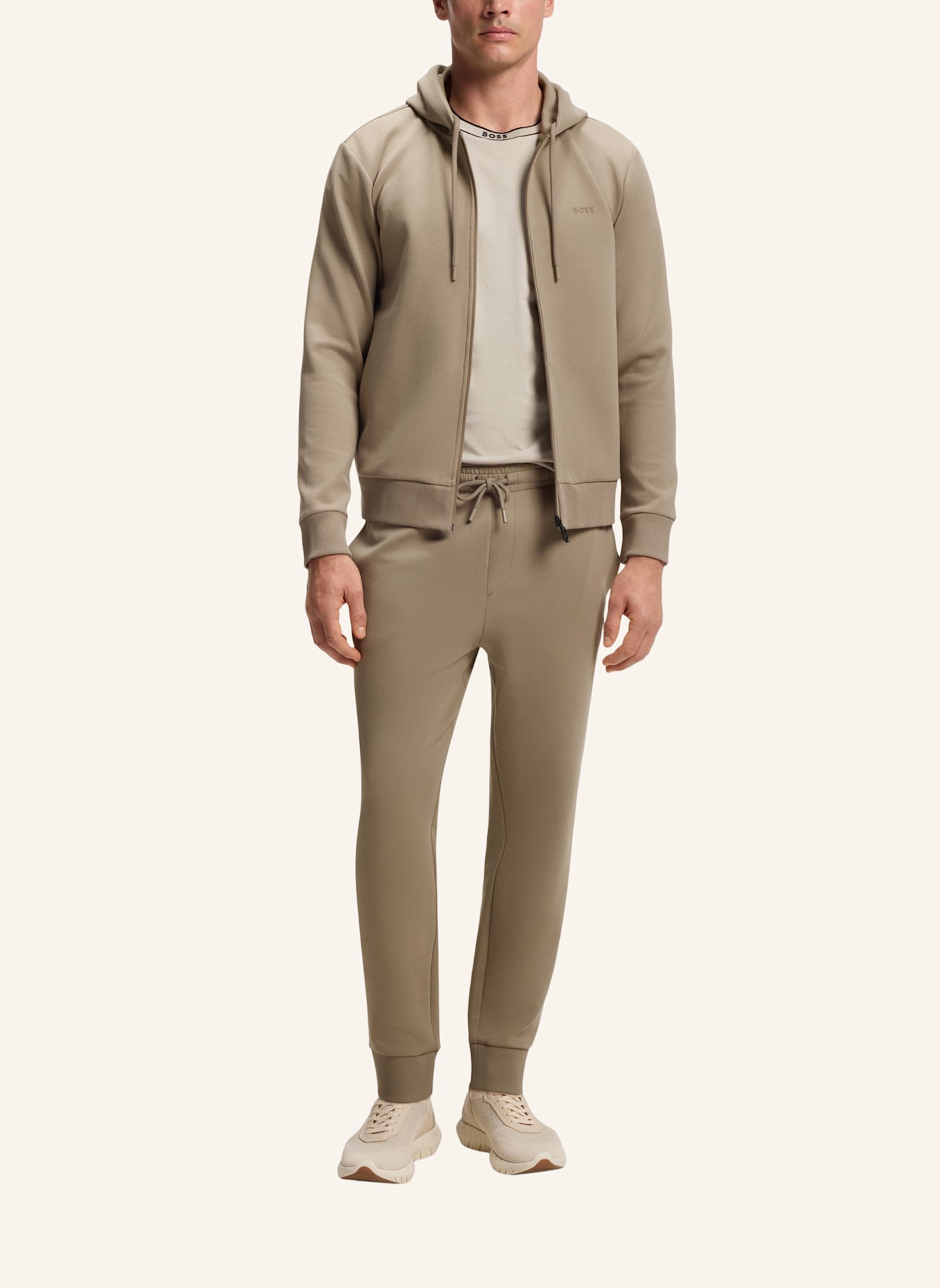 BOSS Sweatshirt SAGGY Regular Fit: HELLGRÜN