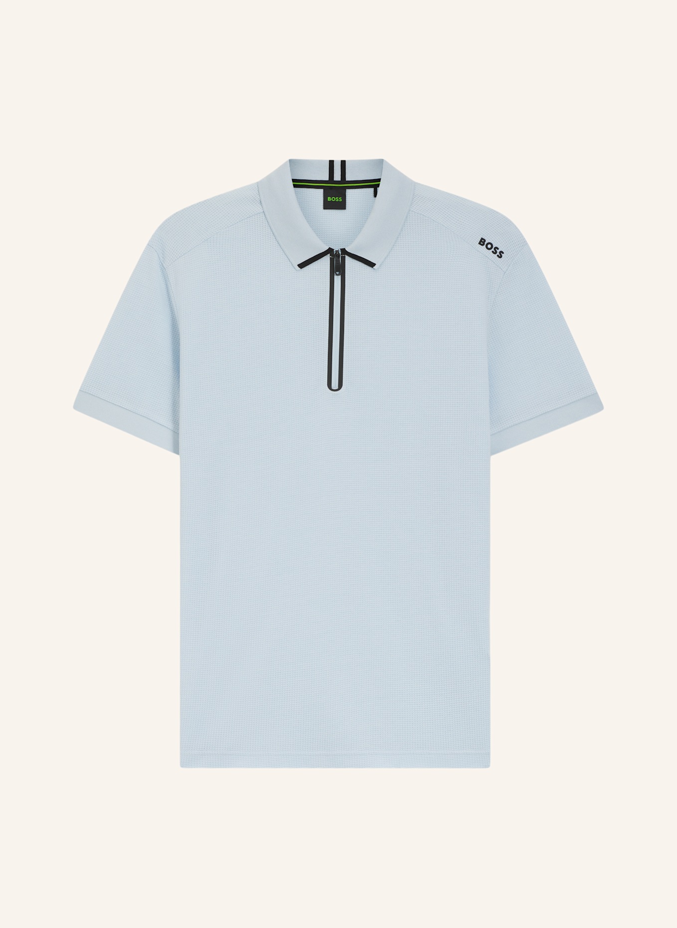 BOSS Poloshirt PL_TERRACE ZIP Regular Fit: BLAU