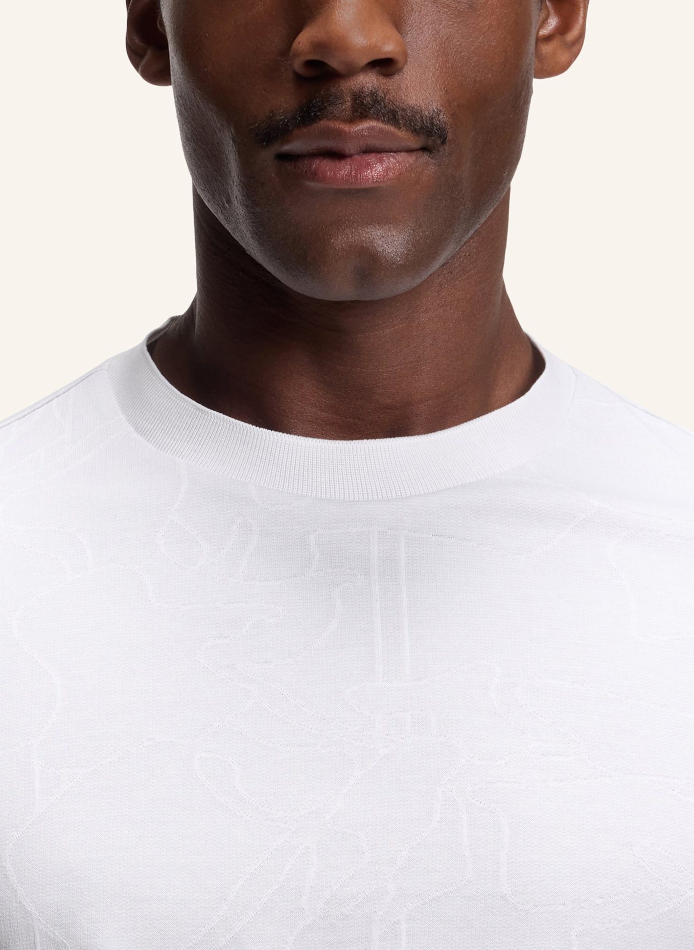 BOSS T-Shirt H-THOMPSON 233 Regular Fit: WEISS