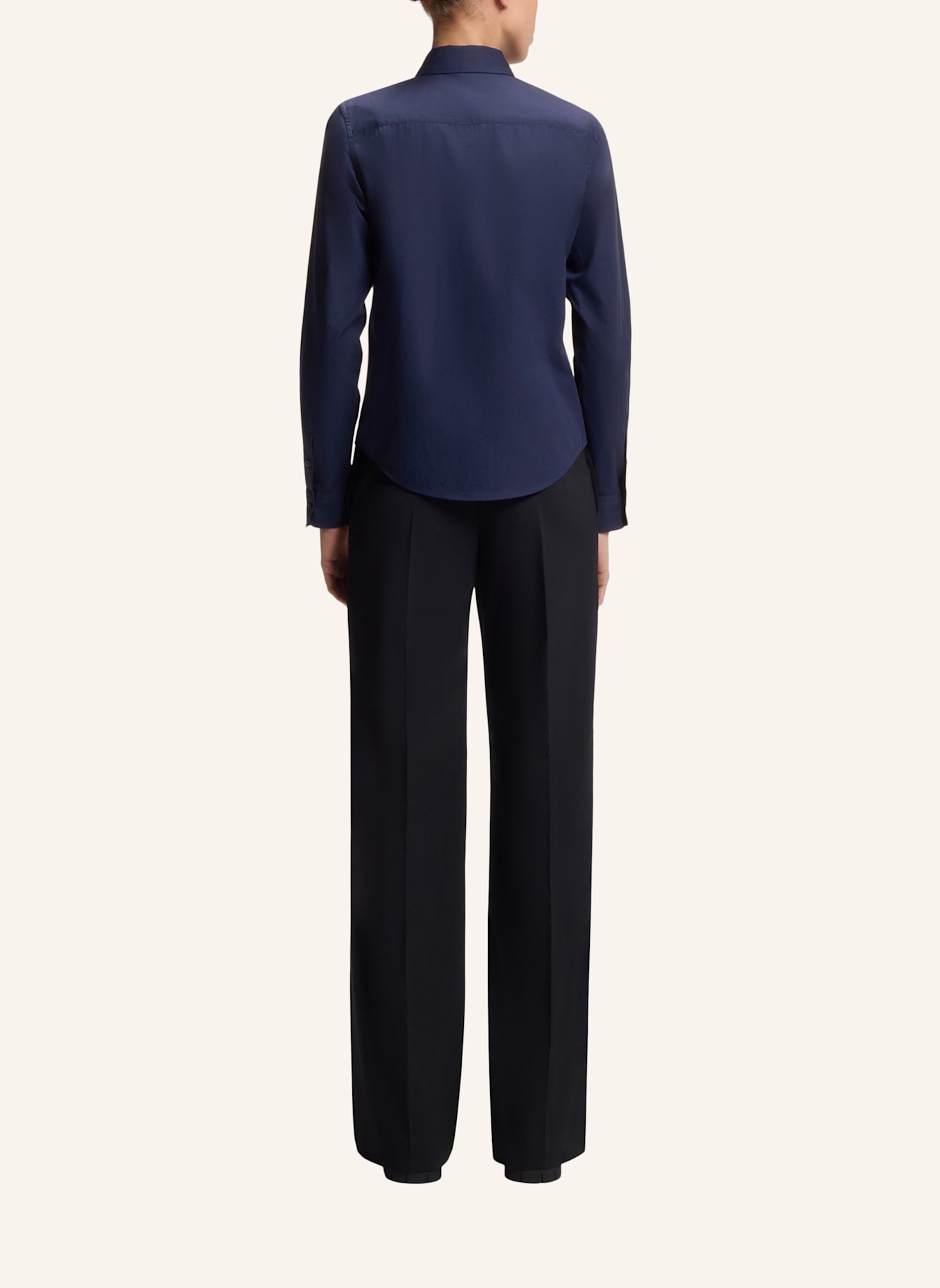 HUGO Business Bluse THE ESSENTIAL SHIRT Regular Fit: BLAU