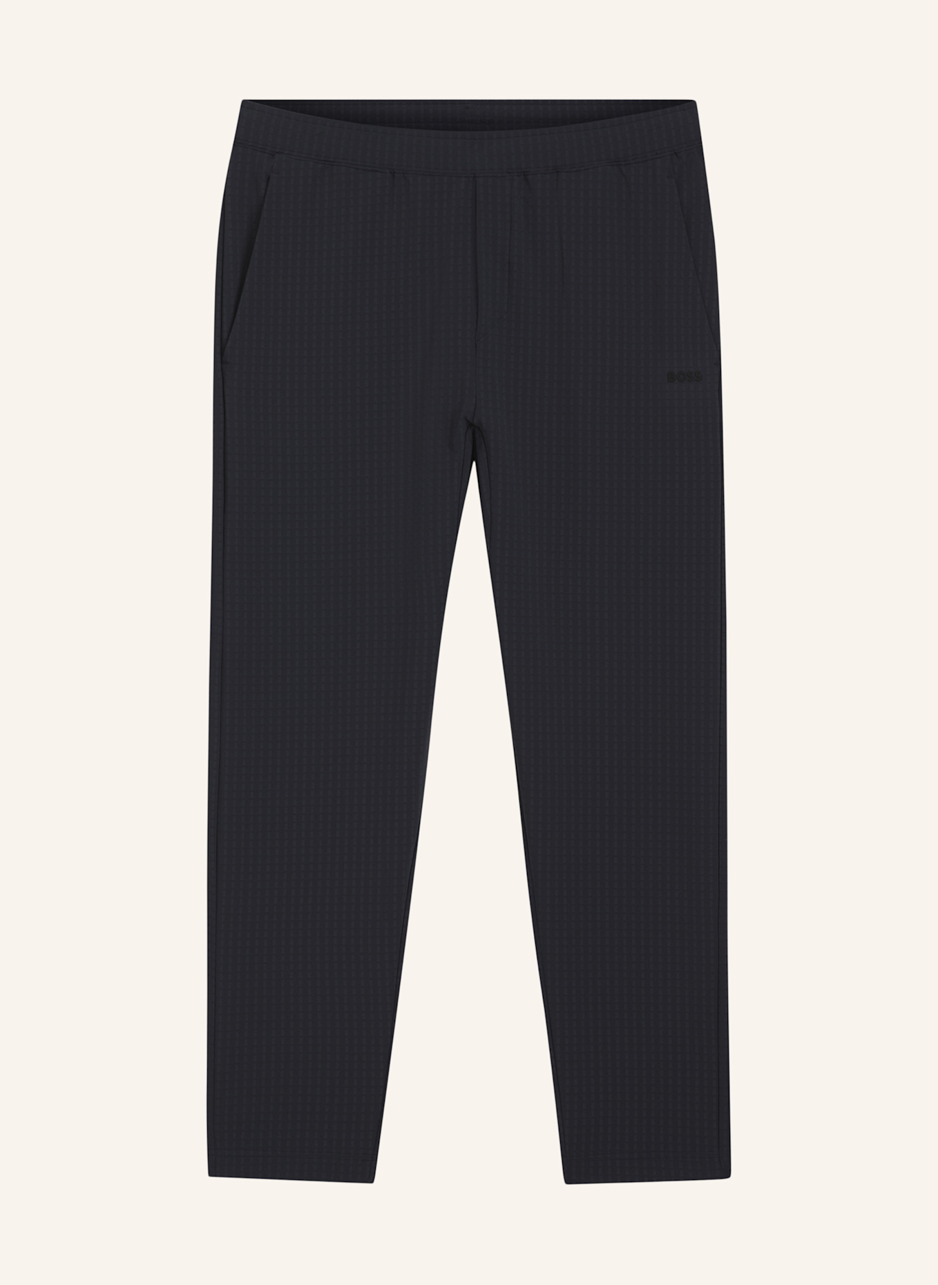 BOSS Casual Hose JT_TERRACE TAPERED 100 % Not Applicable: DUNKELBLAU