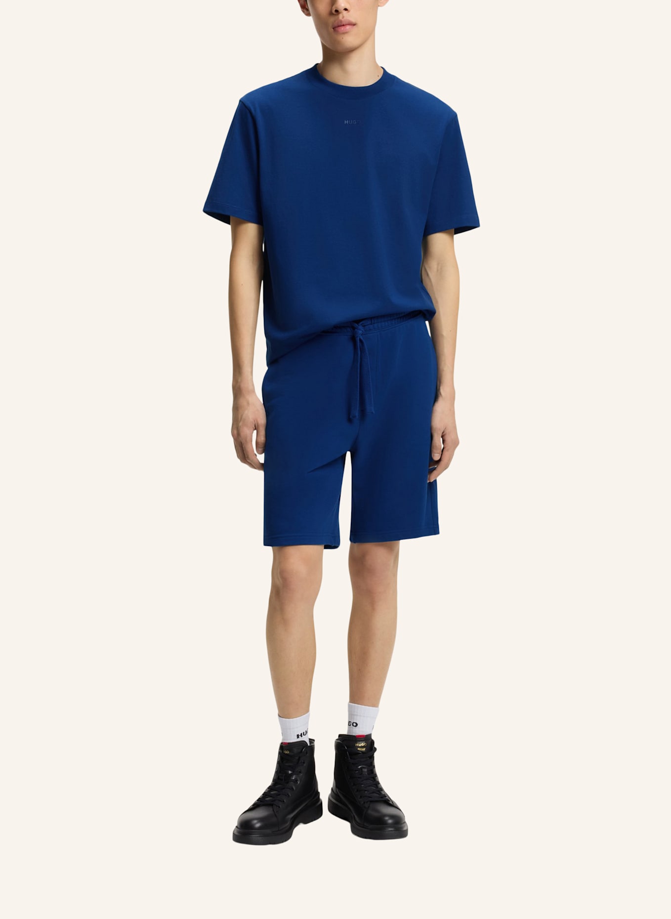 HUGO T-Shirt DAPOLINO: BLAU