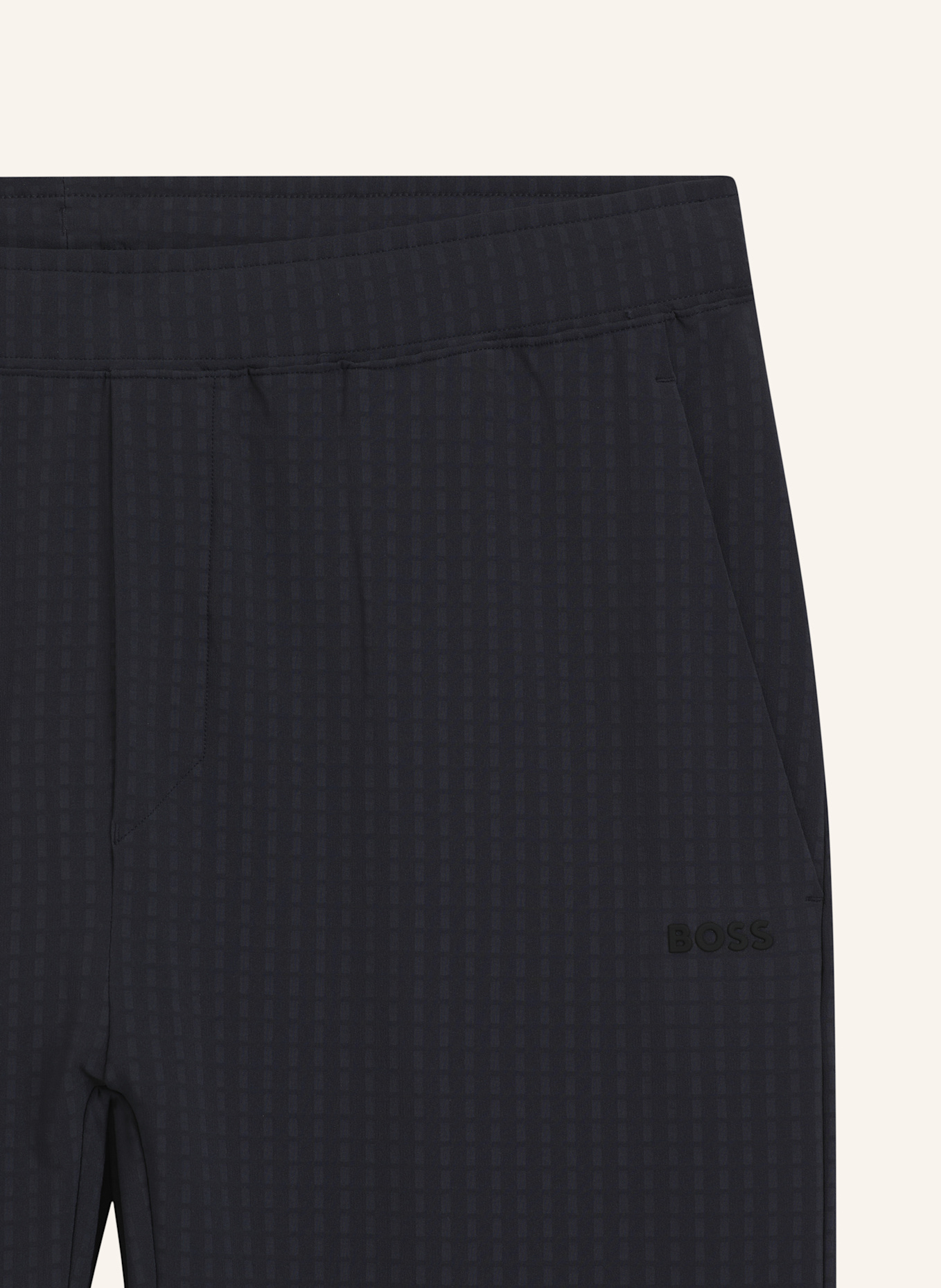 BOSS Casual Hose JT_TERRACE TAPERED 100 % Not Applicable: DUNKELBLAU