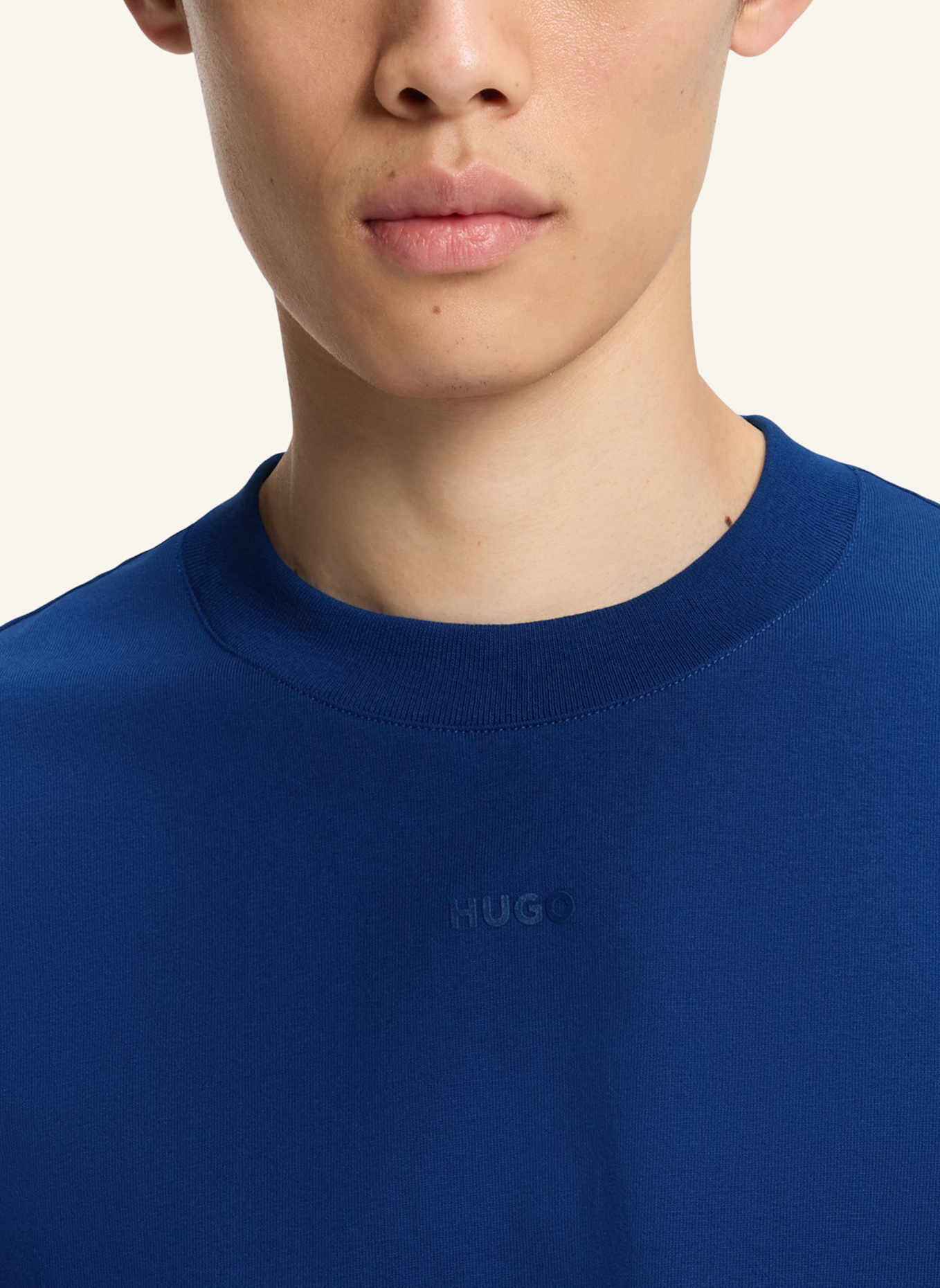 HUGO T-Shirt DAPOLINO: BLAU