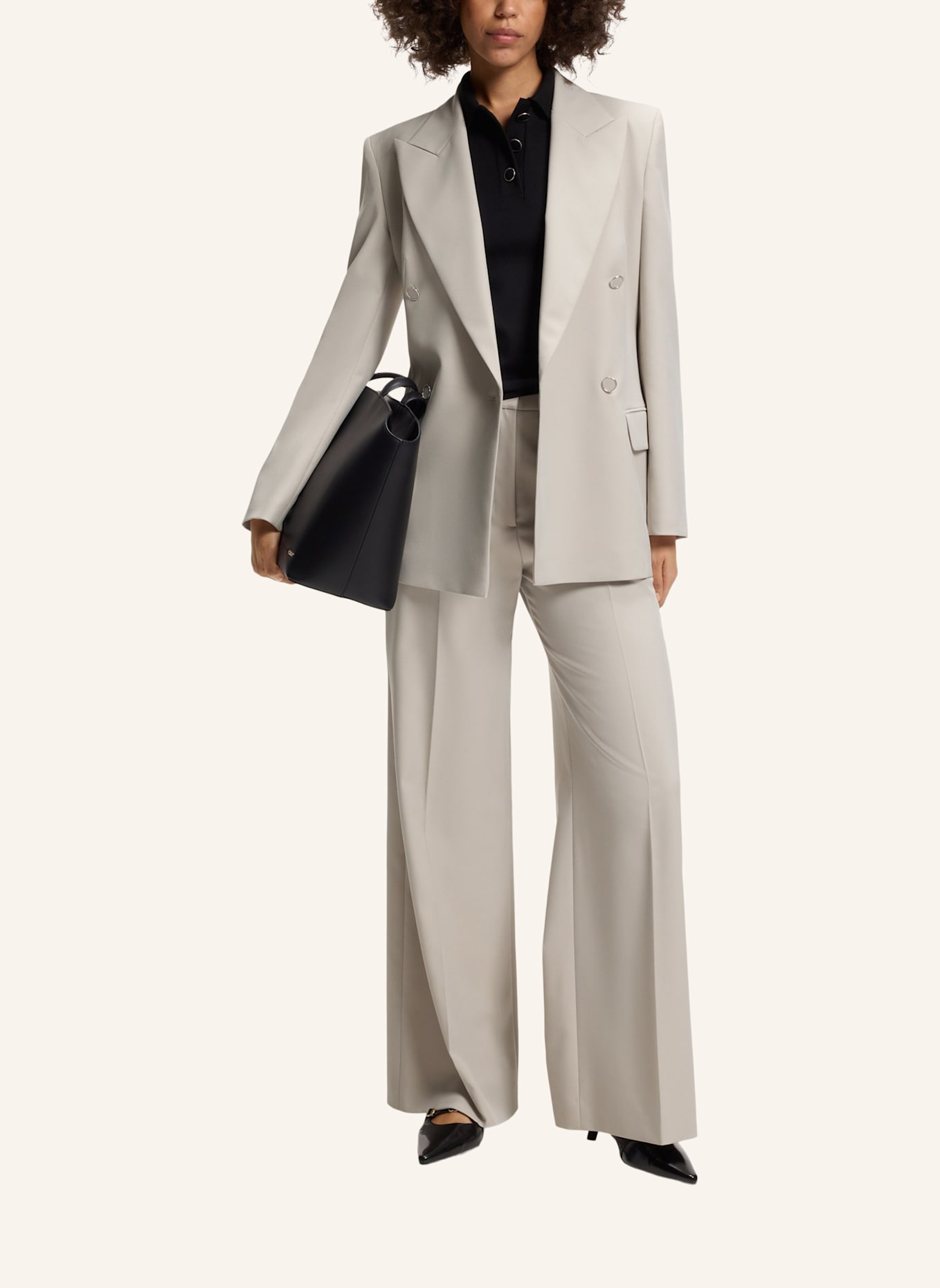 HUGO Business Hose HASMINA Regular Fit: GRAU