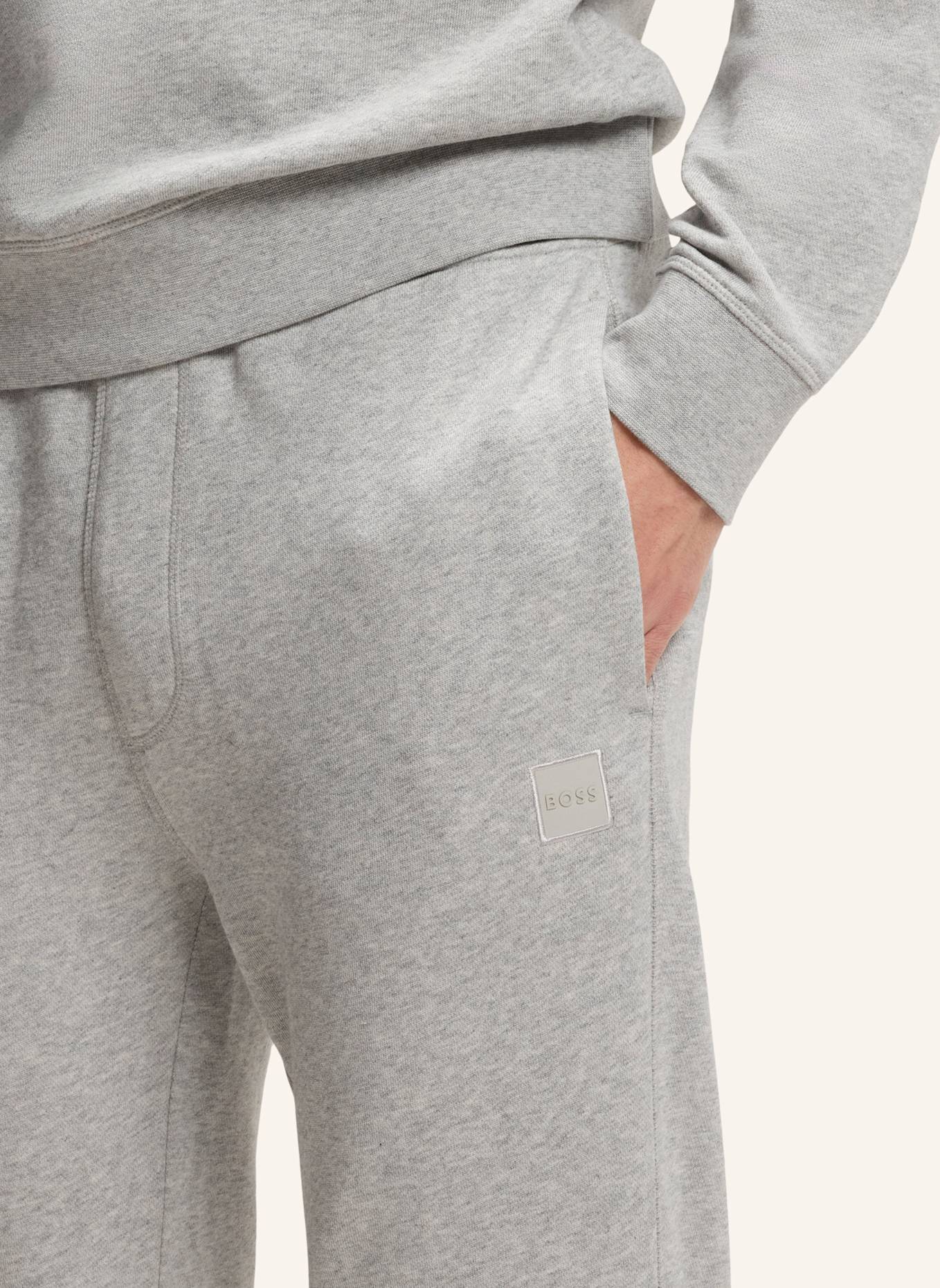 BOSS Casual Hose SESTART Regular Fit: HELLGRAU