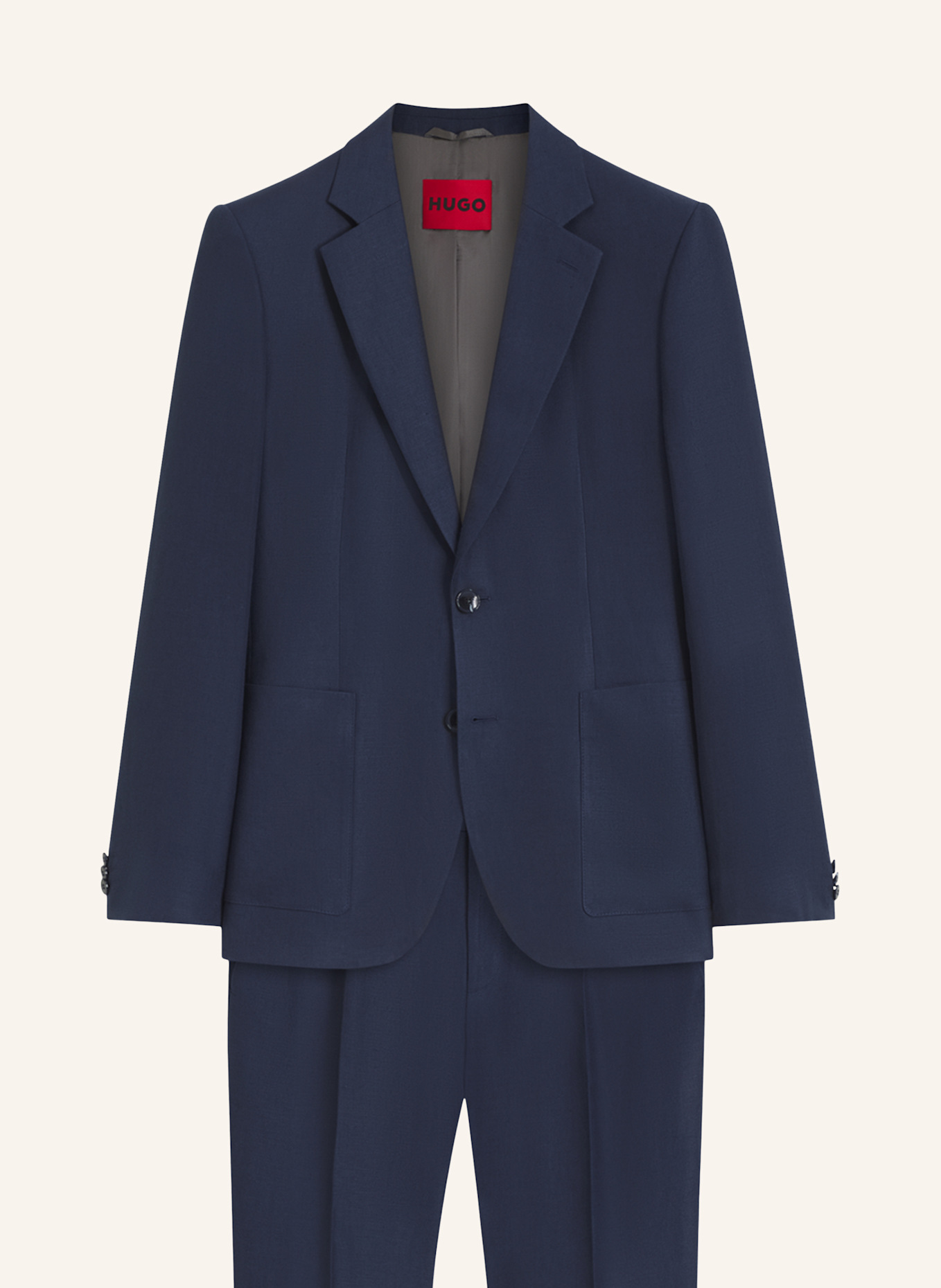 HUGO Business Anzug ARTI-HESTEN263F1 Extra-Slim Fit: DUNKELBLAU