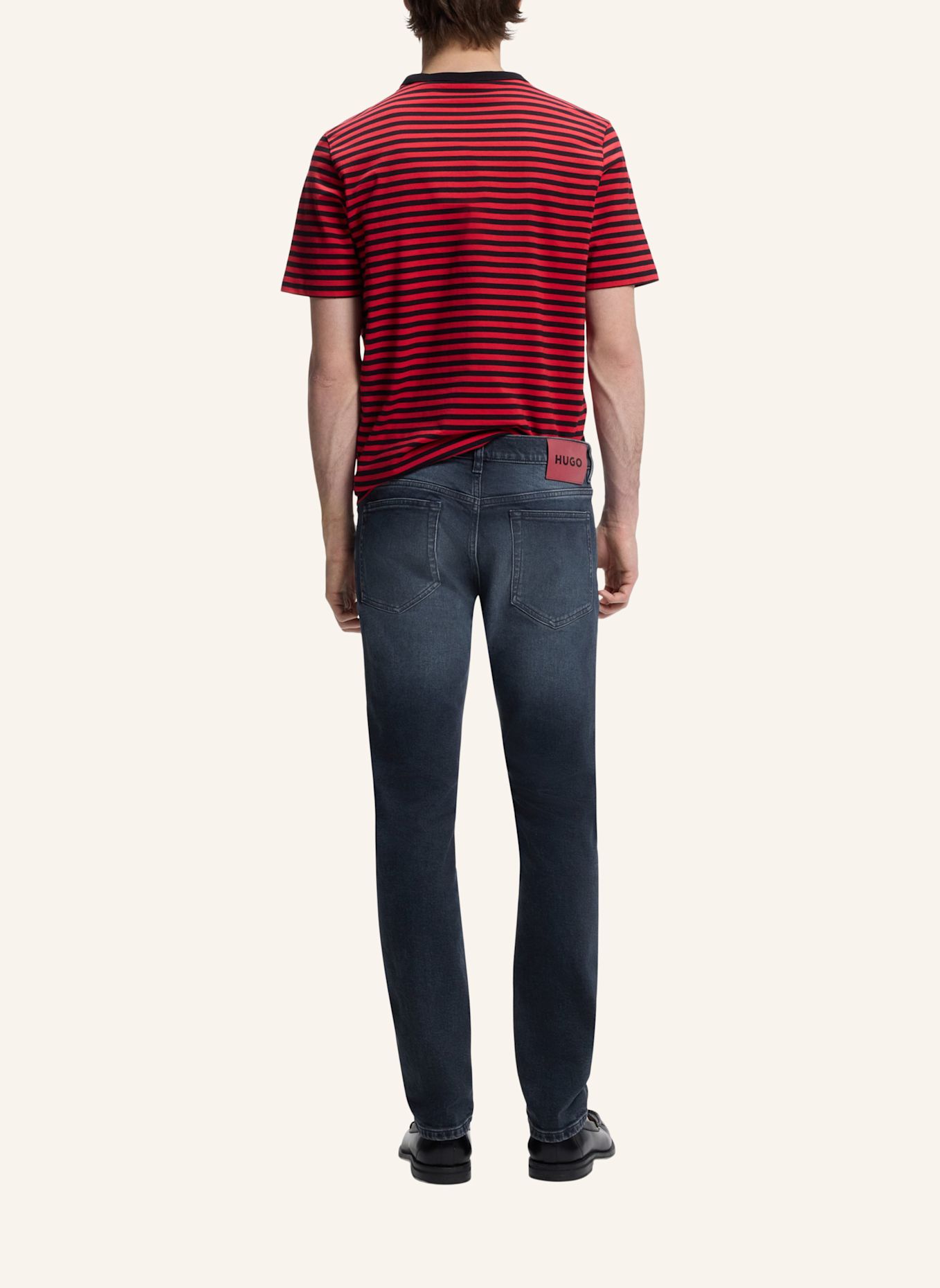 HUGO Jeans HUGO 708 Slim Fit: DUNKELBLAU