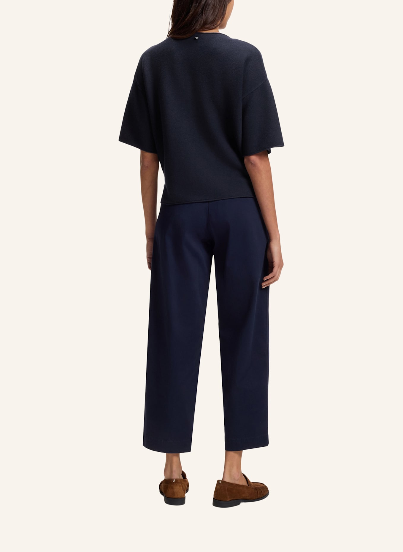 BOSS Pullover C_FOUETTA Relaxed Fit: DUNKELBLAU