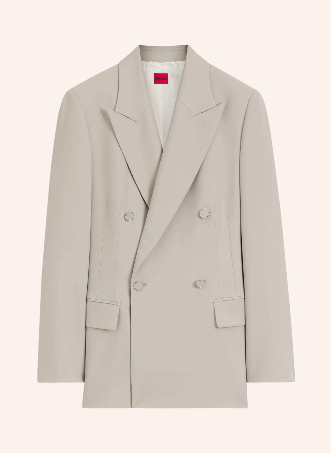 HUGO Blazer ANELINA Relaxed Fit: GRAU