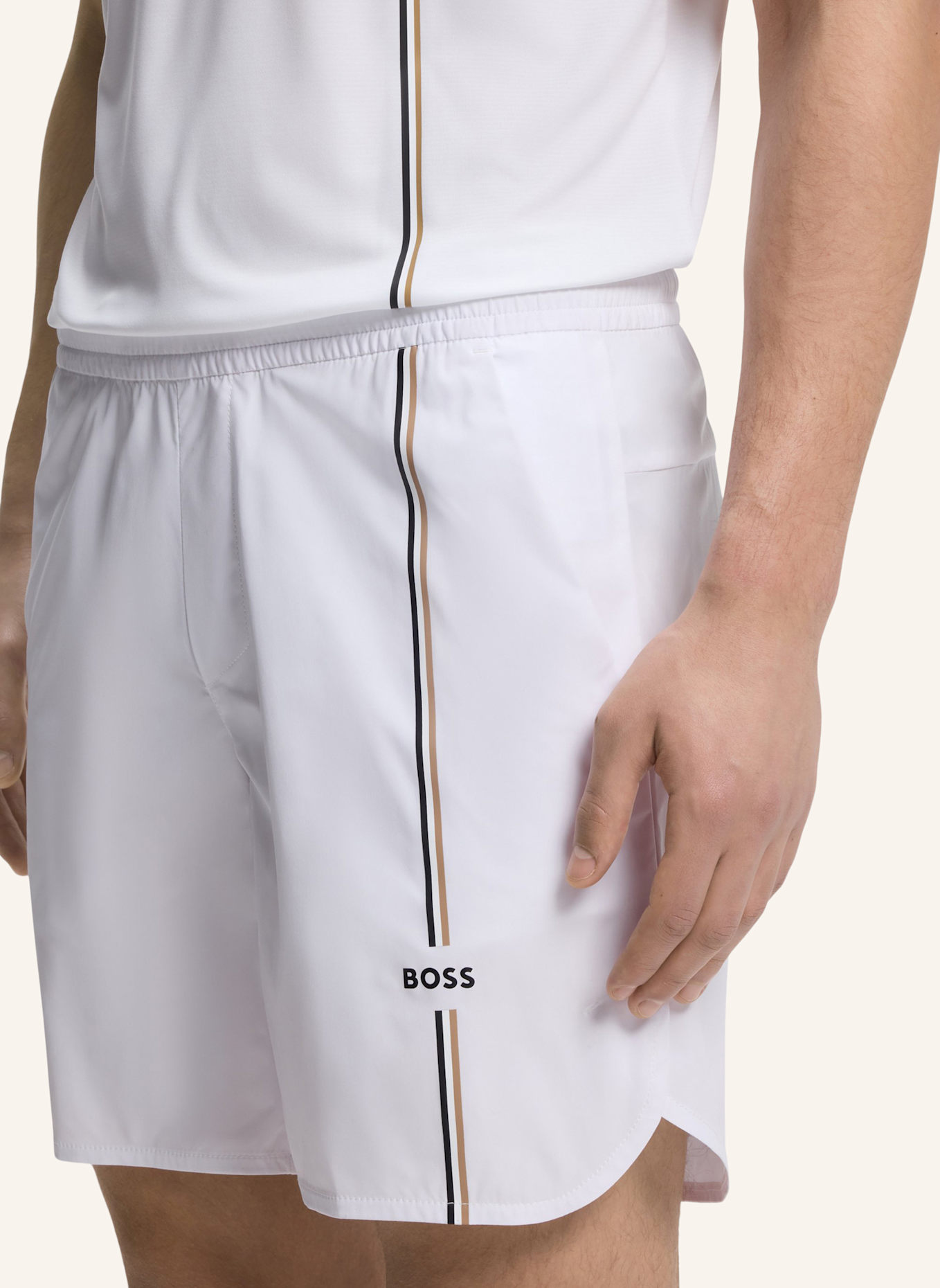 BOSS Short SH_TOC GAME 8 INCH Regular Fit: WEISS