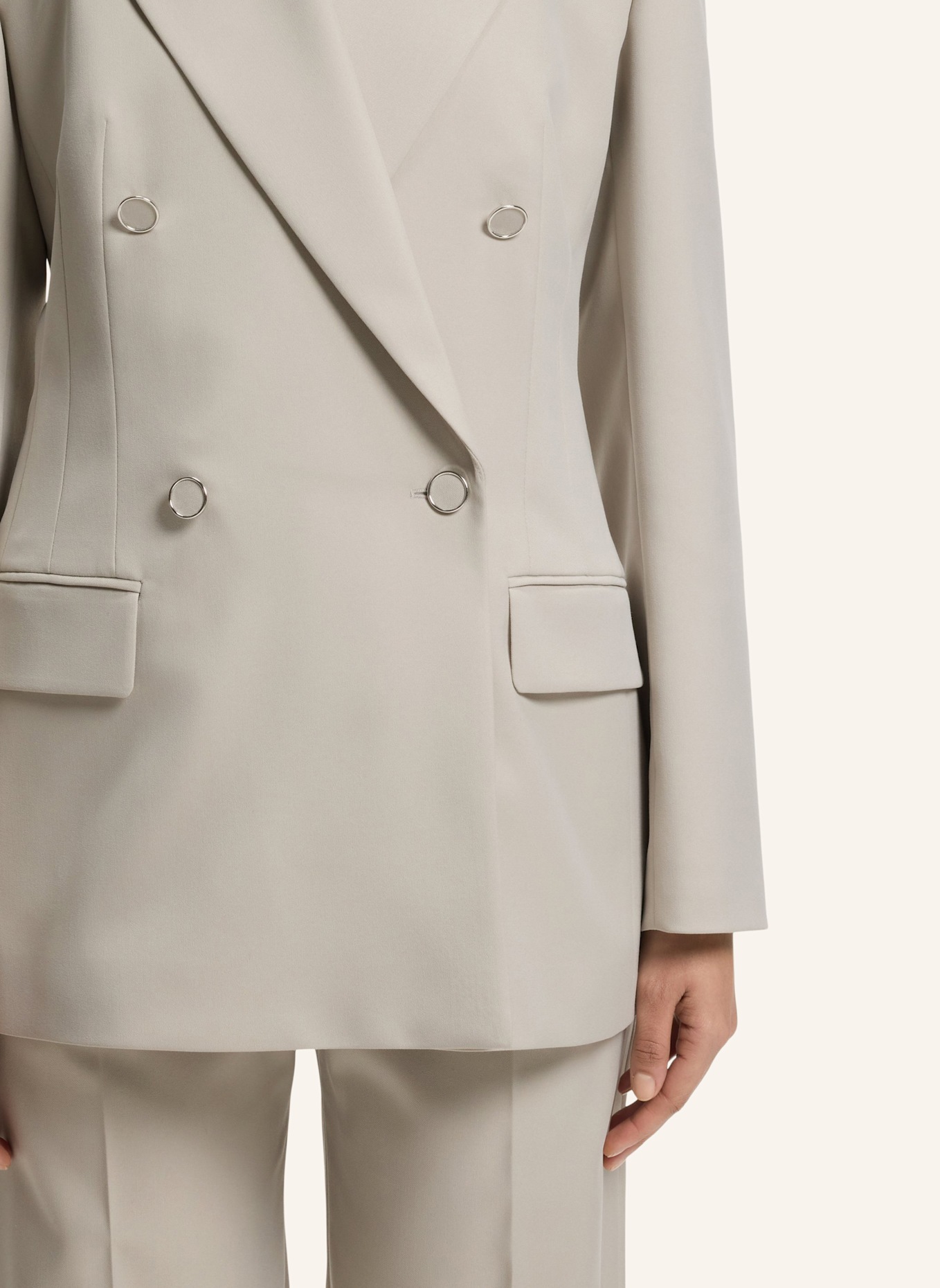 HUGO Blazer ANELINA Relaxed Fit: GRAU