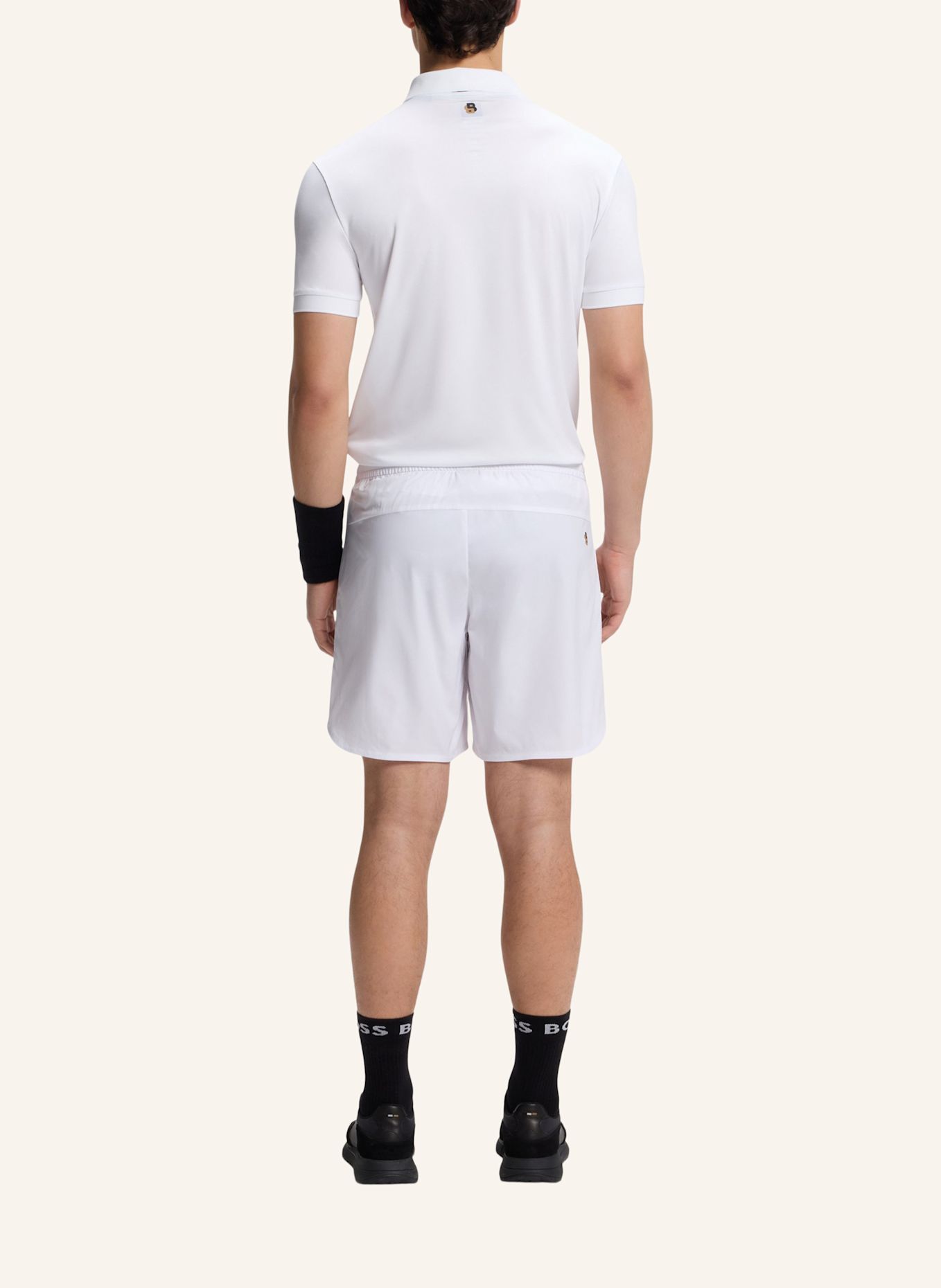 BOSS Kurze Hose SH_TOC GAME 8 INCH Regular Fit: WEISS