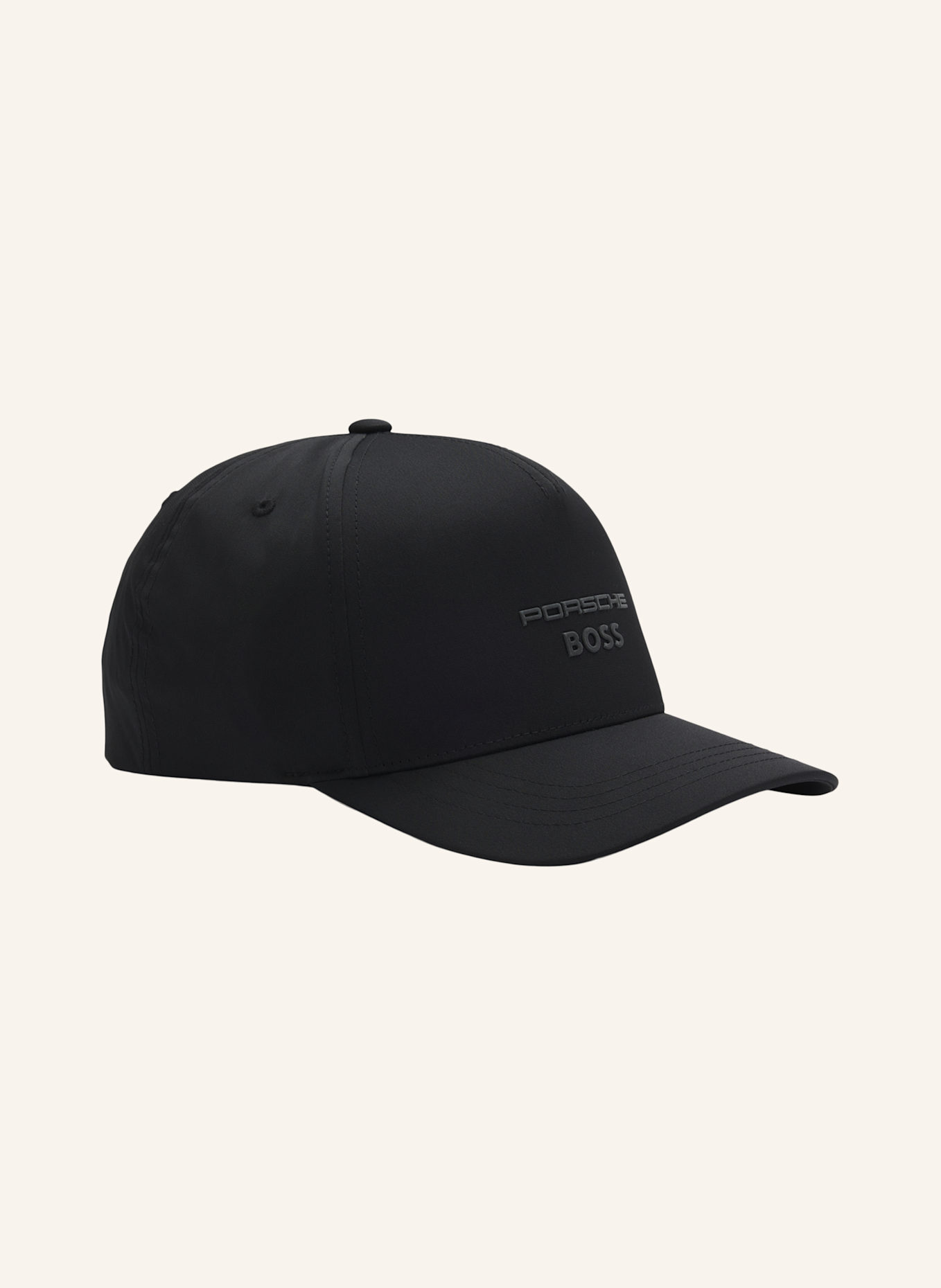 BOSS Gewebte Cap POULIN_PS SPIRIT70: SCHWARZ