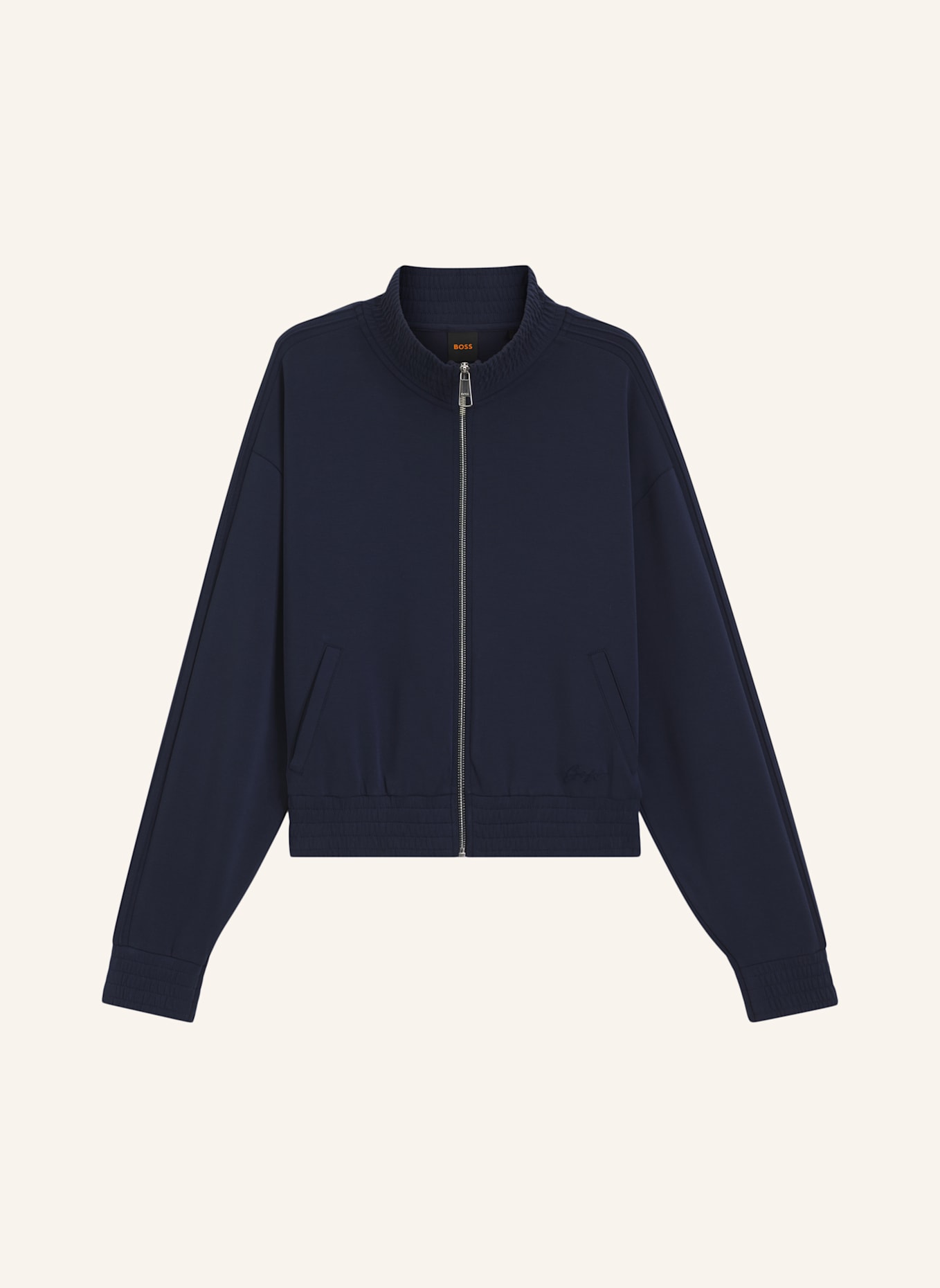 BOSS Sweatshirt C_ECURTIS Relaxed Fit: DUNKELBLAU