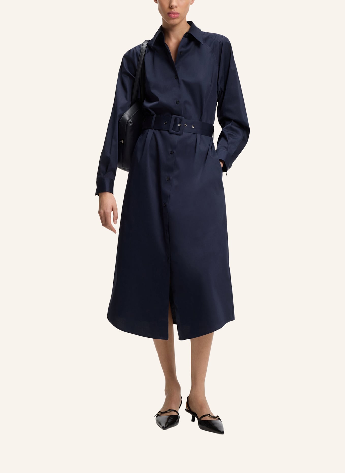 HUGO Business Kleid KILINI Regular Fit: BLAU