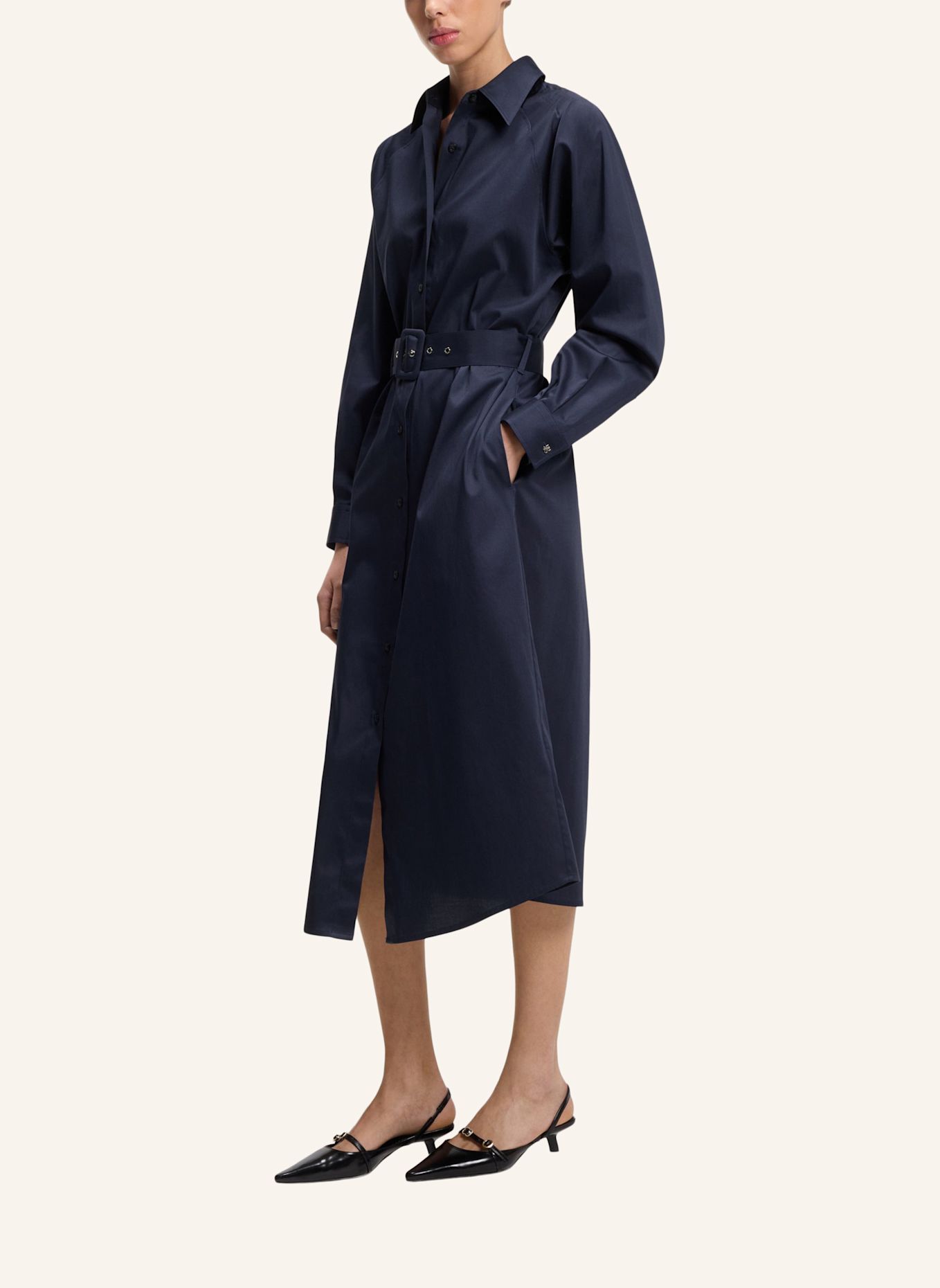 HUGO Kleid KILINI Regular Fit: BLAU