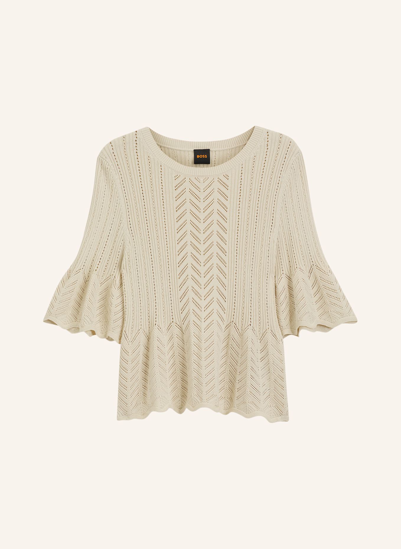 BOSS Pullover C_FARDA Regular Fit: HELLGELB