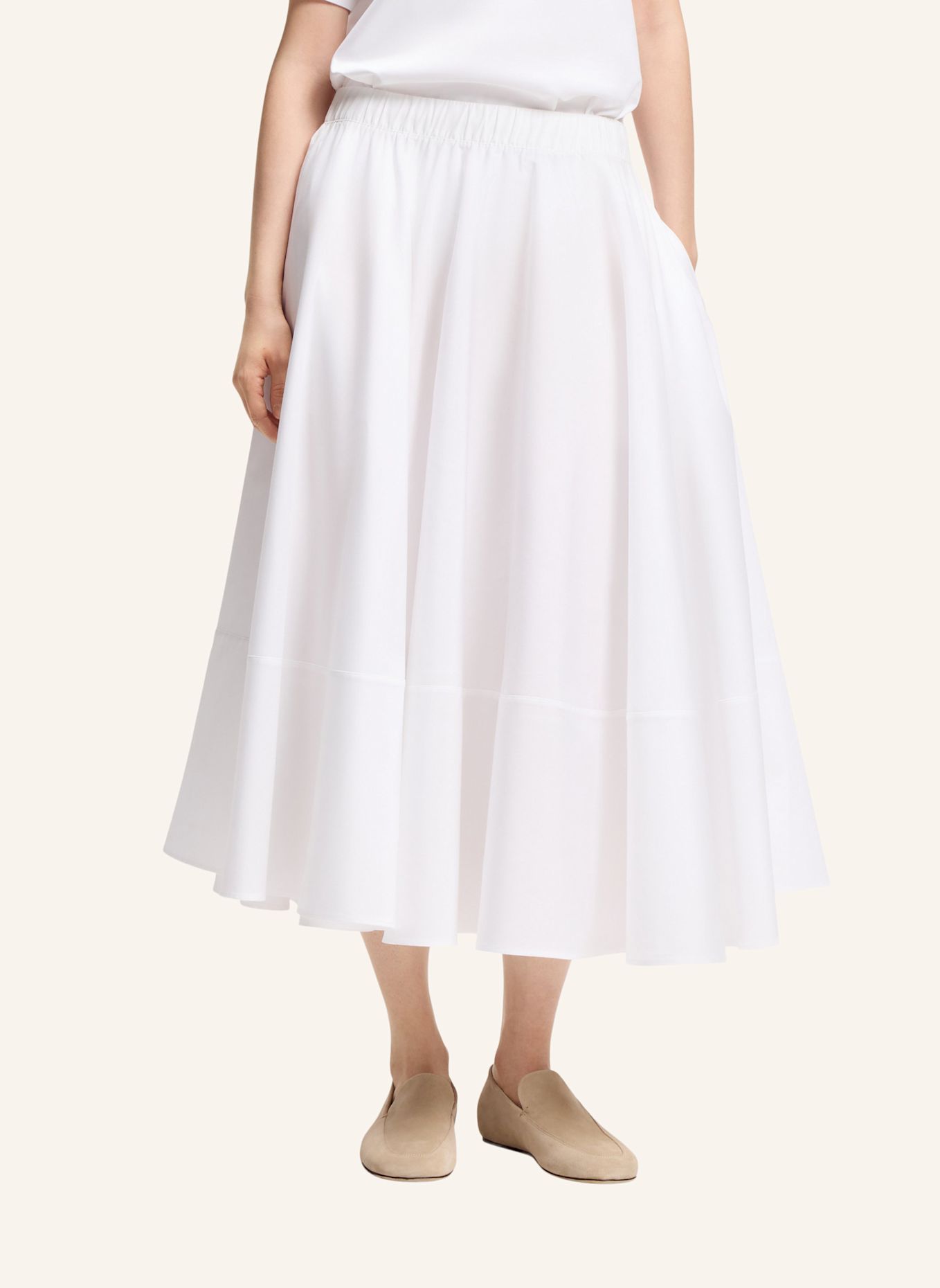 BOSS Skirt VALIE Relaxed Fit: WEISS