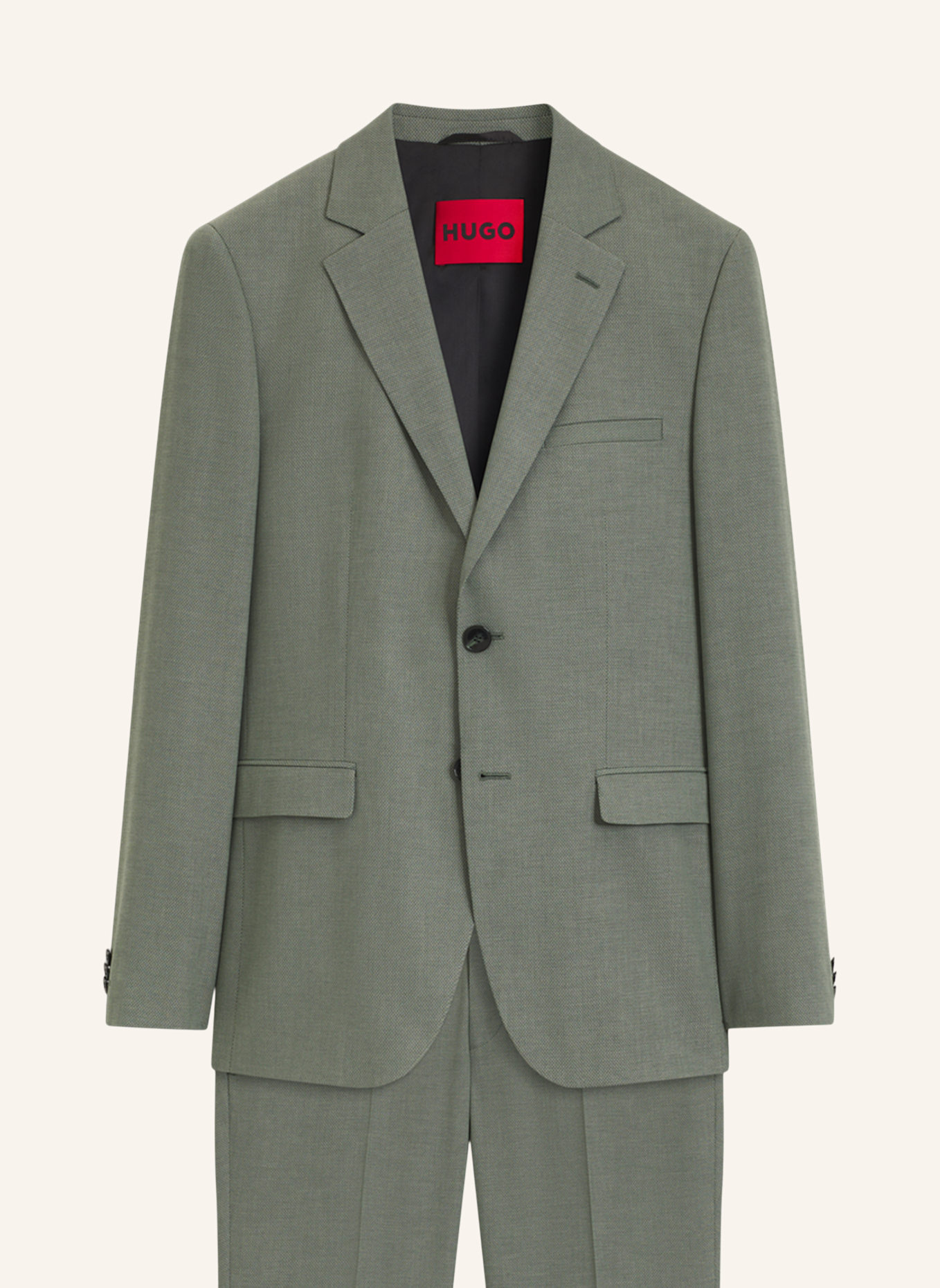 HUGO Business Anzug ARTI-HESTEN253X Extra-Slim Fit: GRÜN