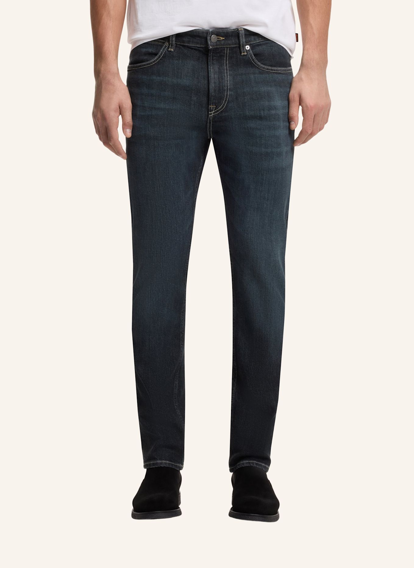 BOSS Jeans DELAWARE-2-BO Slim Fit: DUNKELBLAU