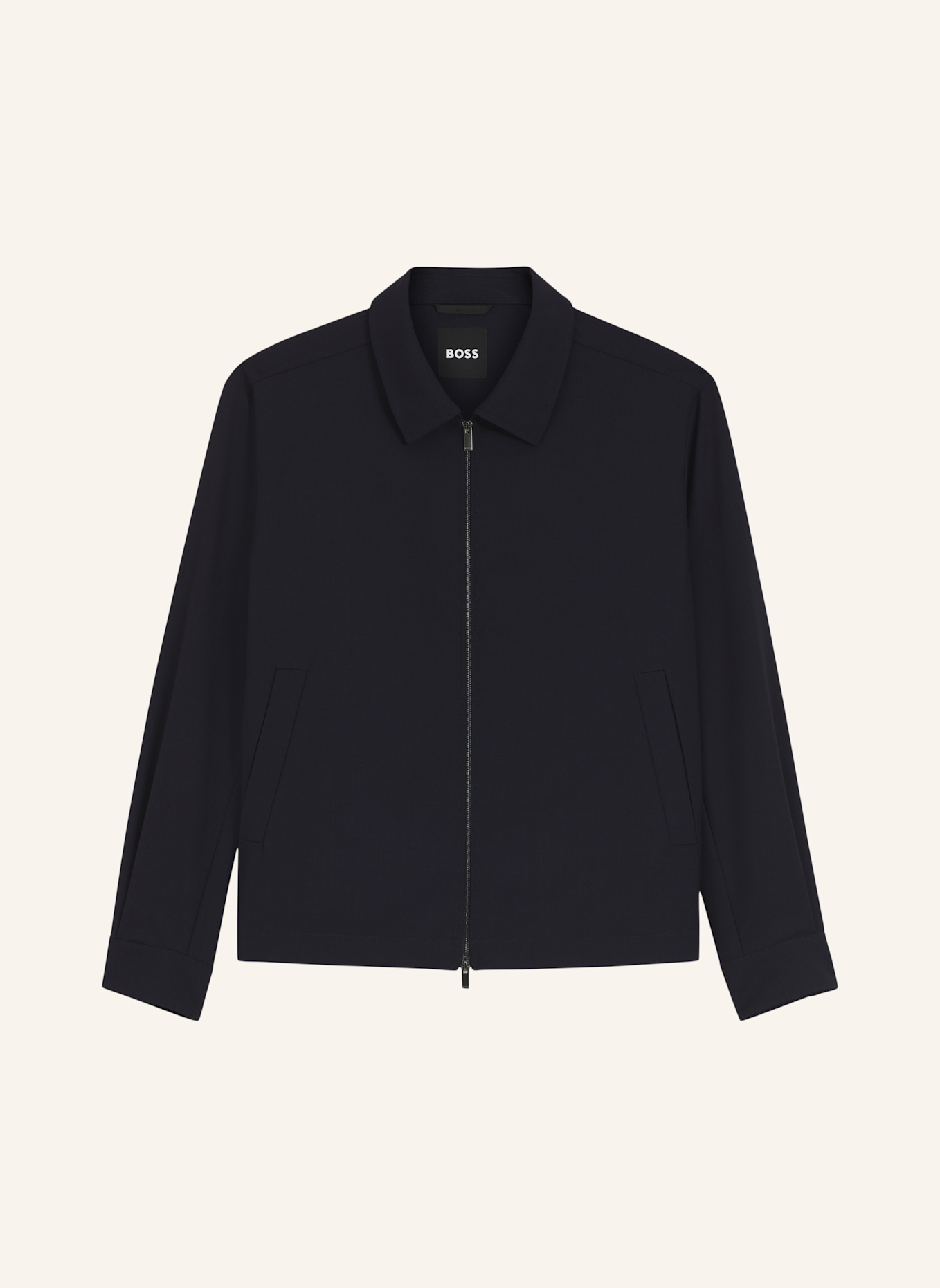 BOSS Blazer P-CARPER-ZIP-263F Relaxed Fit: DUNKELBLAU