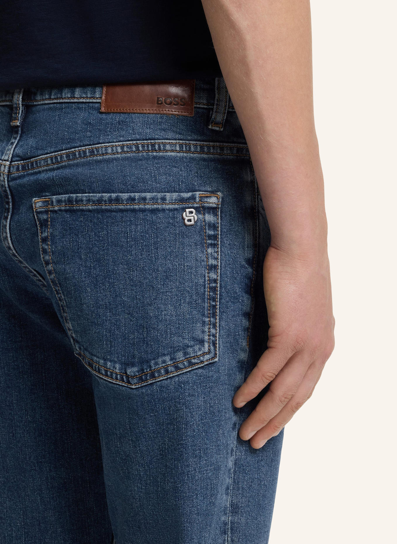 BOSS Jeans ONYX BO Tapered Fit: BLAU