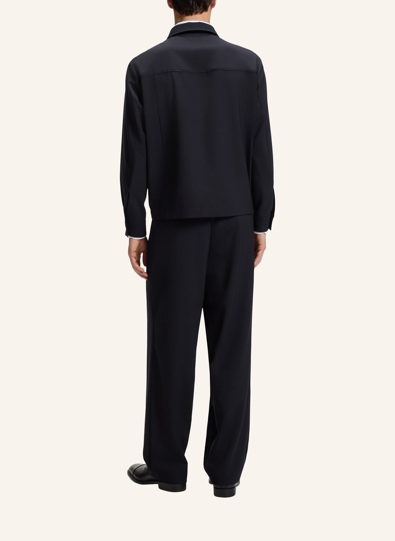 BOSS Blazer P-CARPER-ZIP-263F Relaxed Fit: DUNKELBLAU