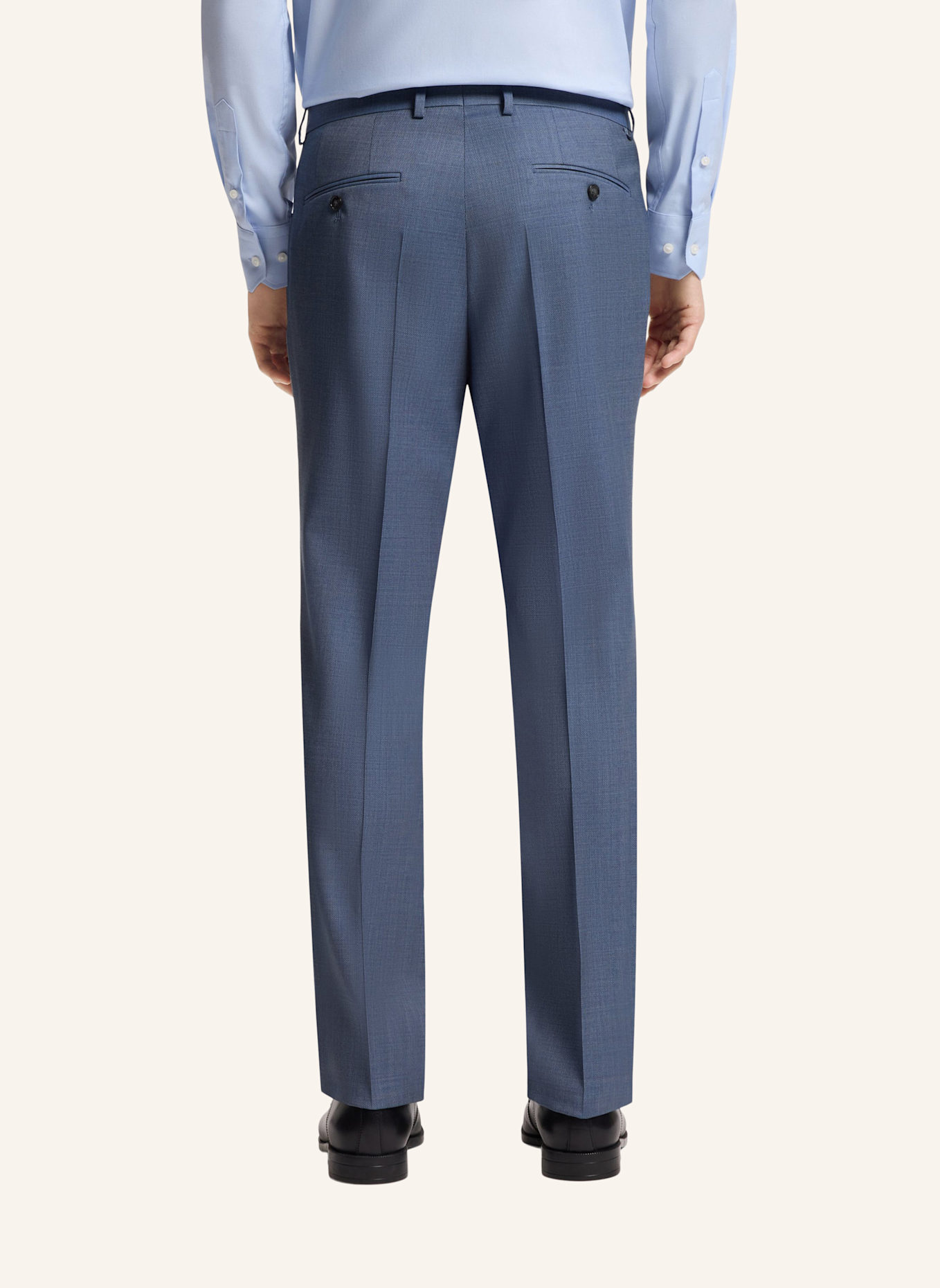 BOSS Business Anzug H-HUGE-2PCS-263 Slim Fit: HELLBLAU