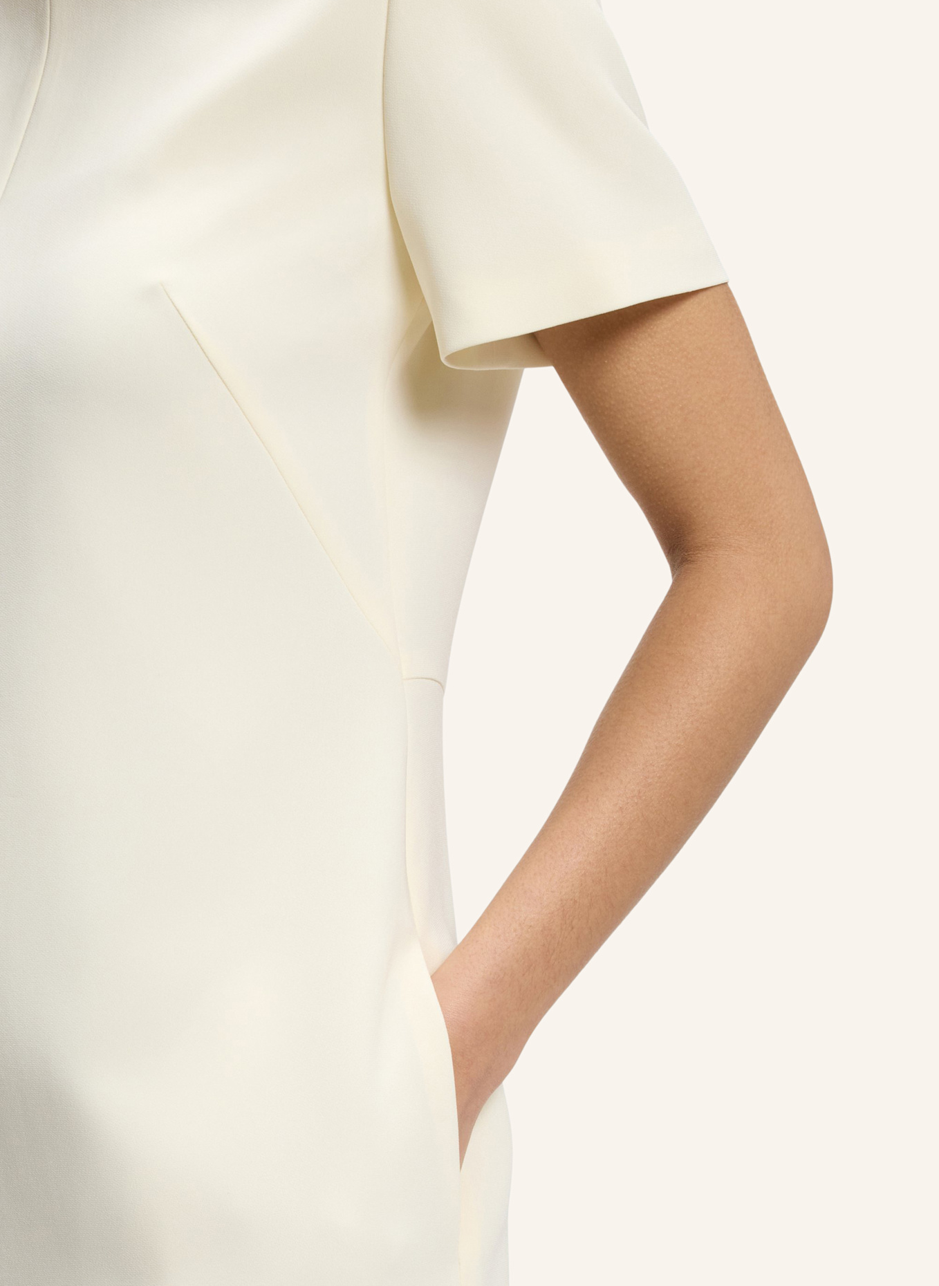 BOSS Business Kleid DINDERAH Regular Fit: BEIGE