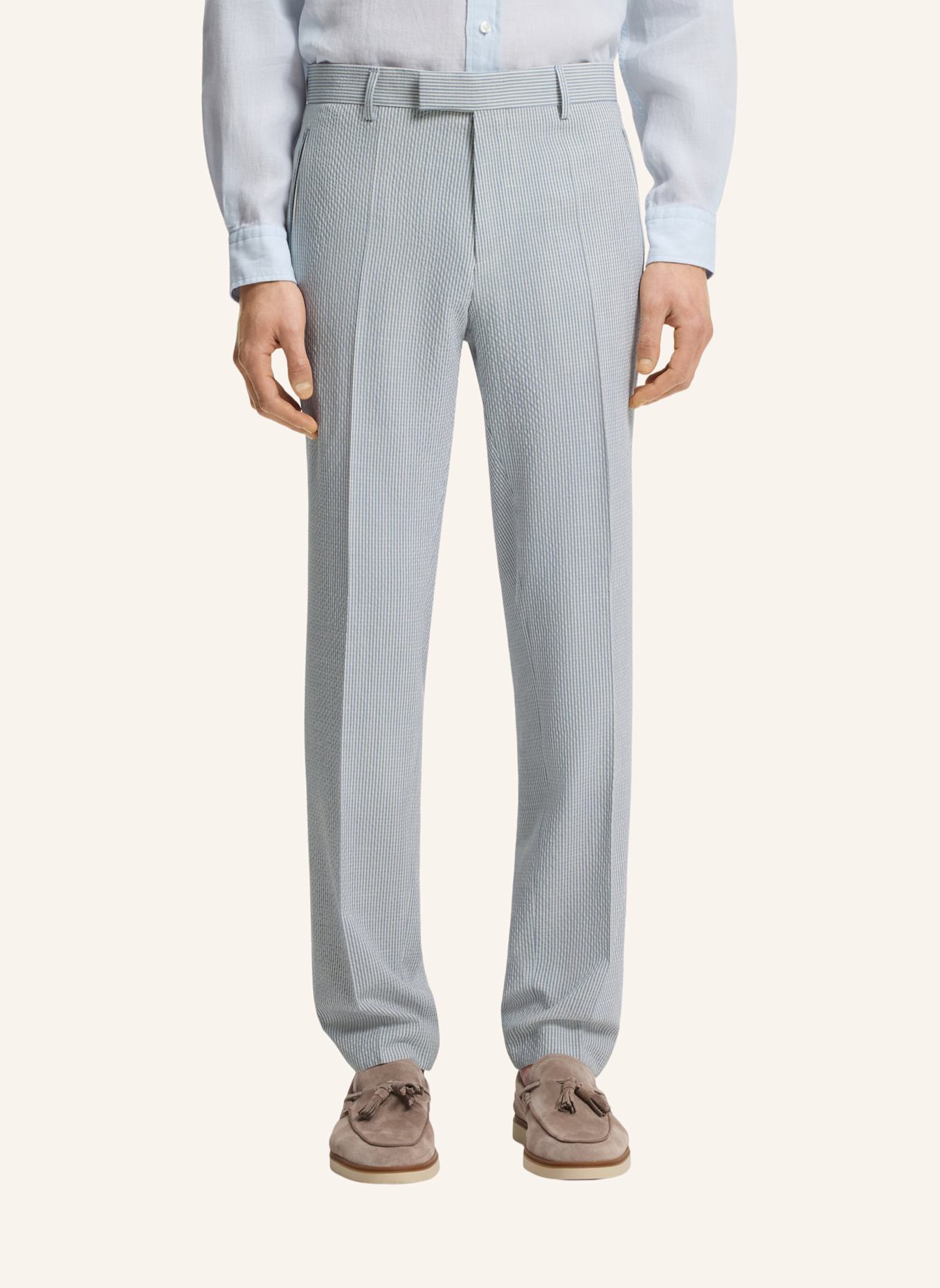 BOSS Business Anzug C-HUGE-2PCS-DB-263 Slim Fit: HELLBLAU