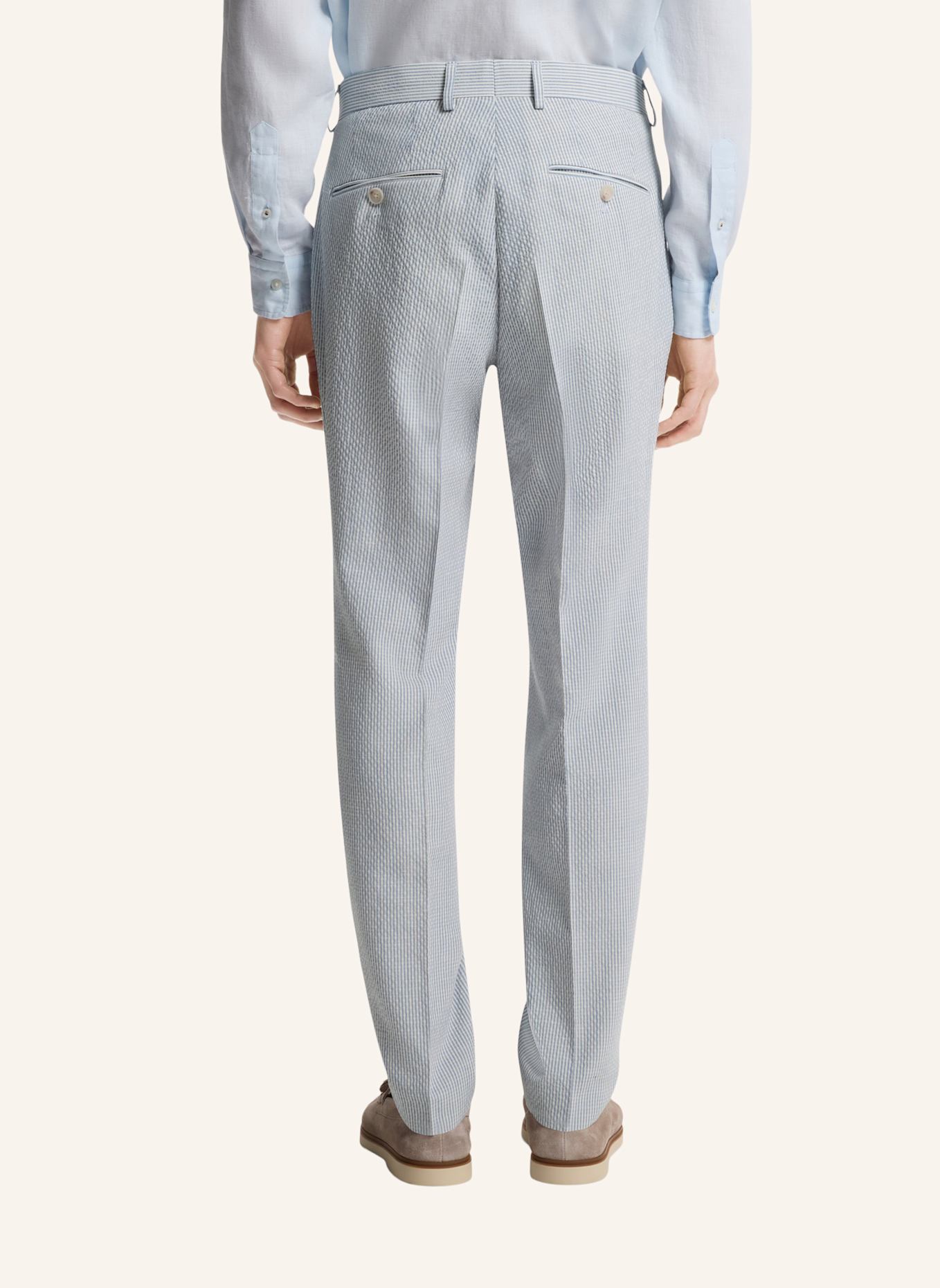 BOSS Business Anzug C-HUGE-2PCS-DB-263 Slim Fit: HELLBLAU