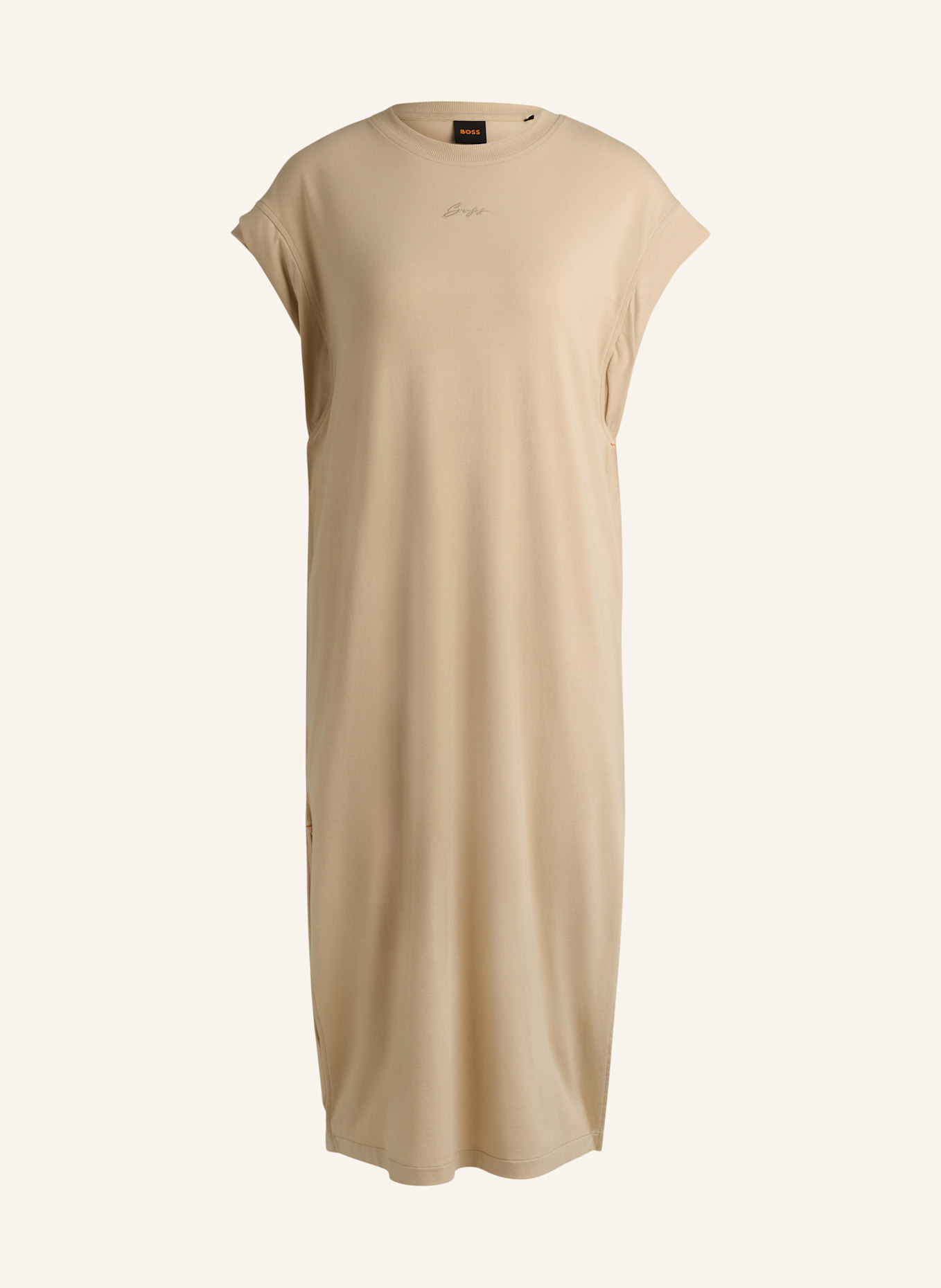 BOSS Jerseykleid EDRESS: BEIGE