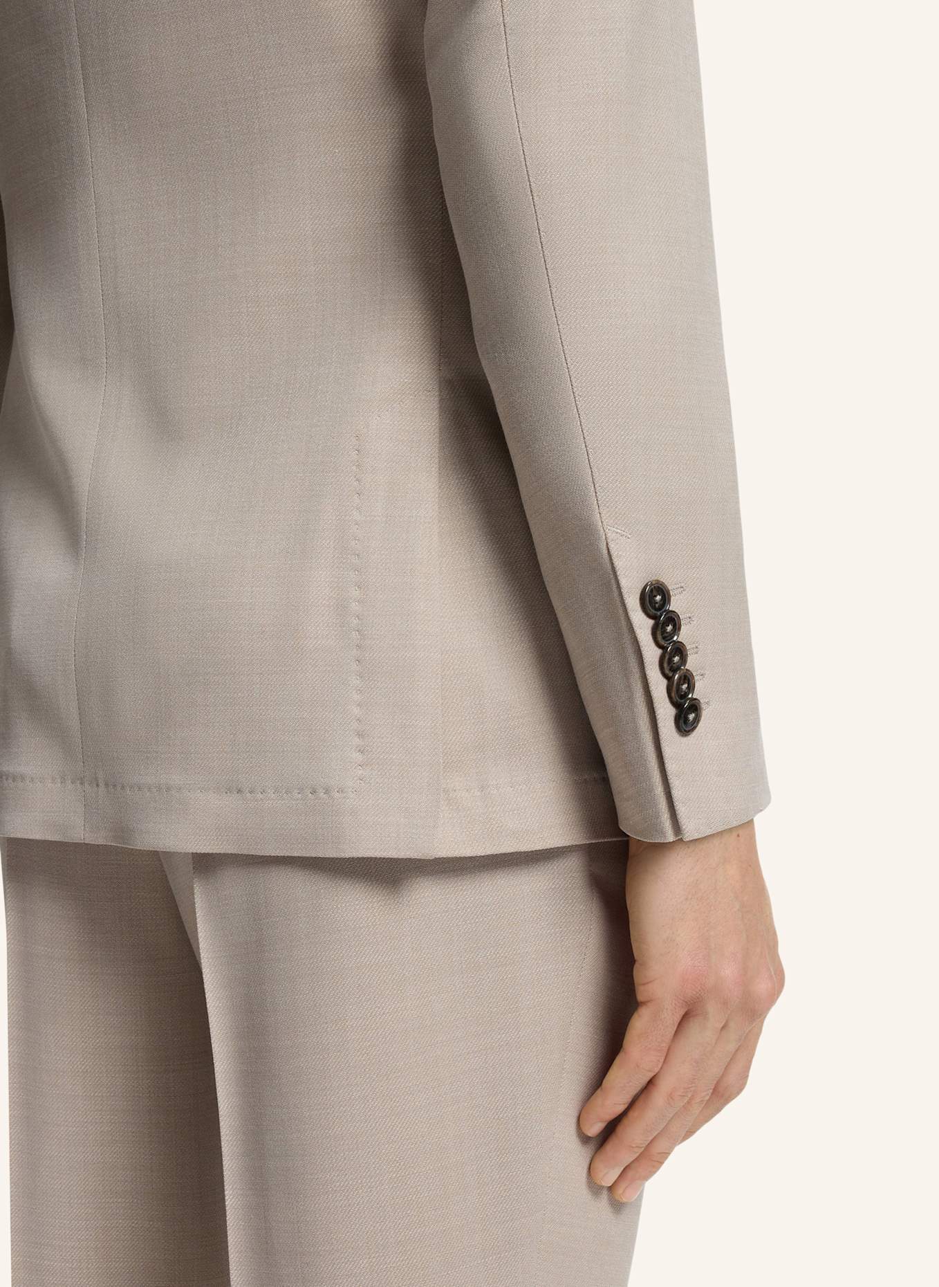 BOSS Business Anzug L-HESTON2PCSLP-FP263 Slim Fit: BEIGE